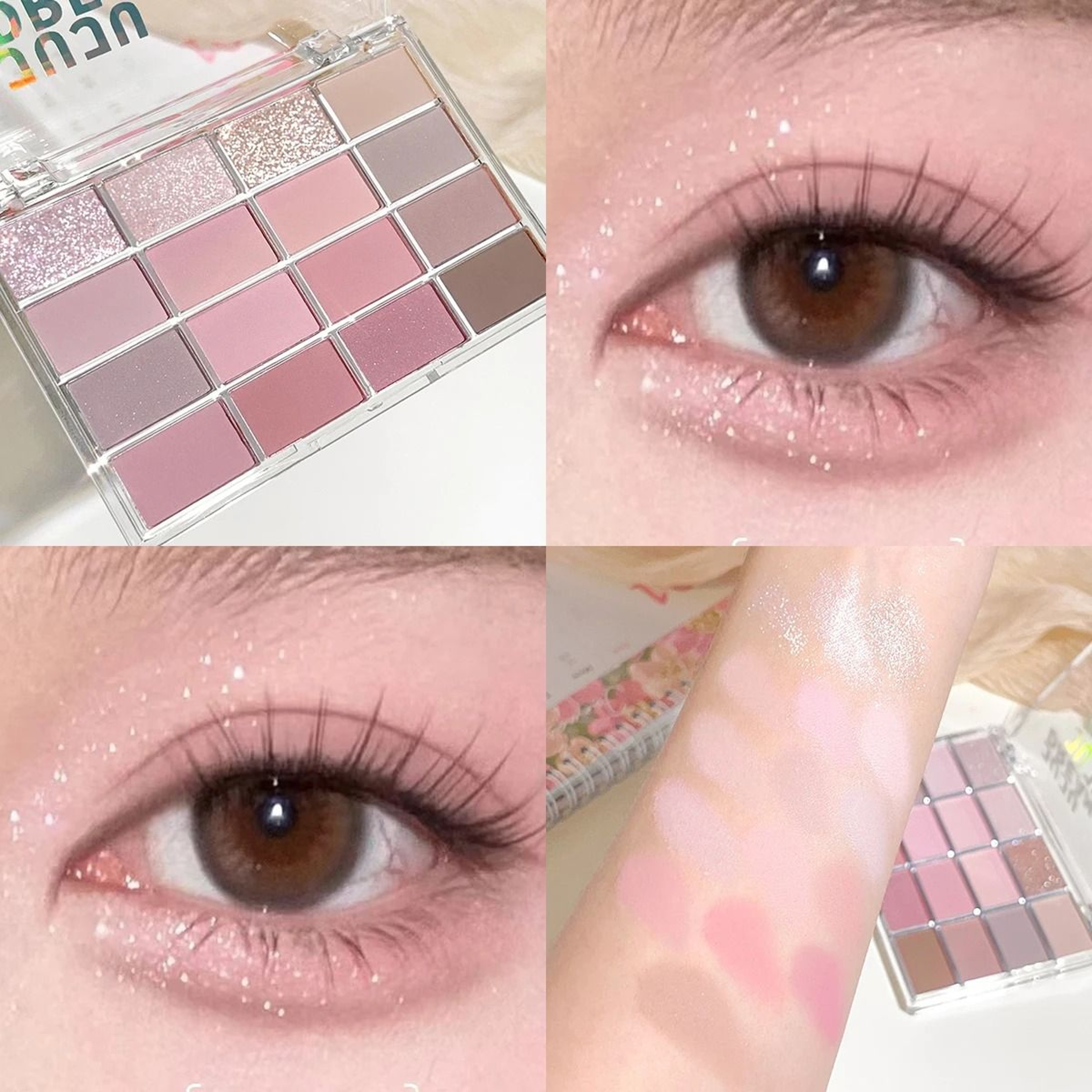 16Color Professional Eyeshadow Palette  LowSaturation Earth Tone Daily Makeup 7