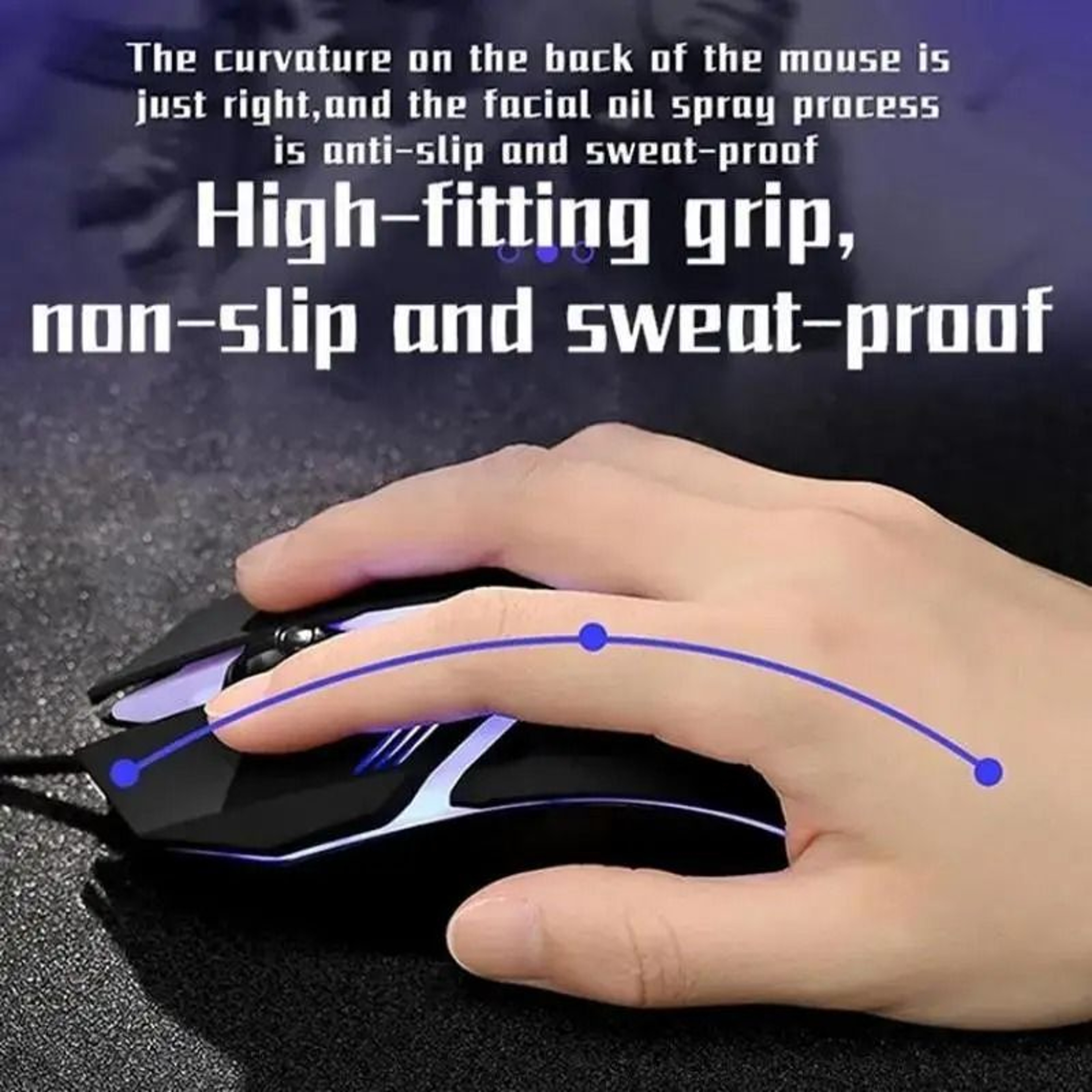 HighPerformance Ergonomic Backlit Gaming Mouse 2
