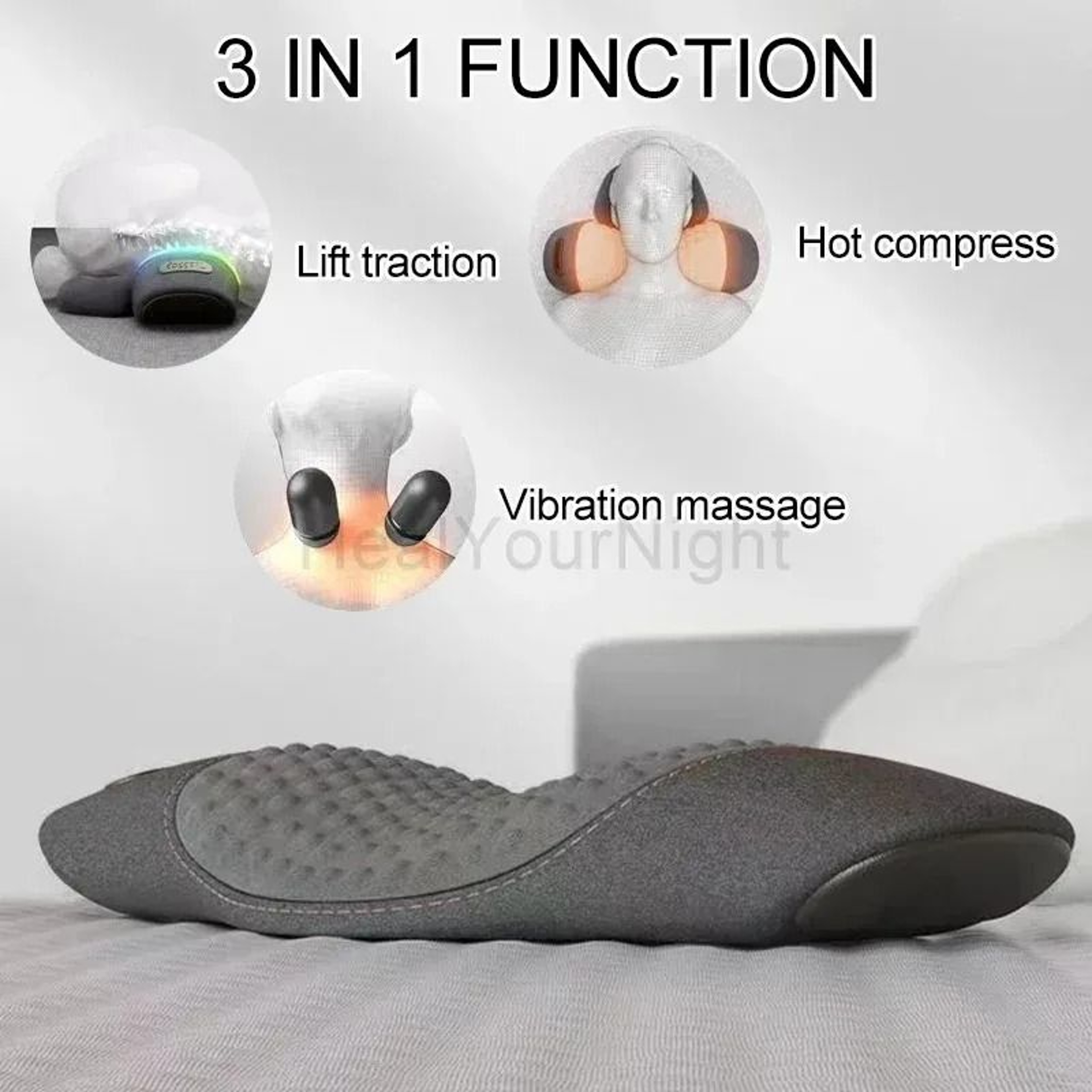 Orthopedic Lumbar Support  Electric Massage System 0