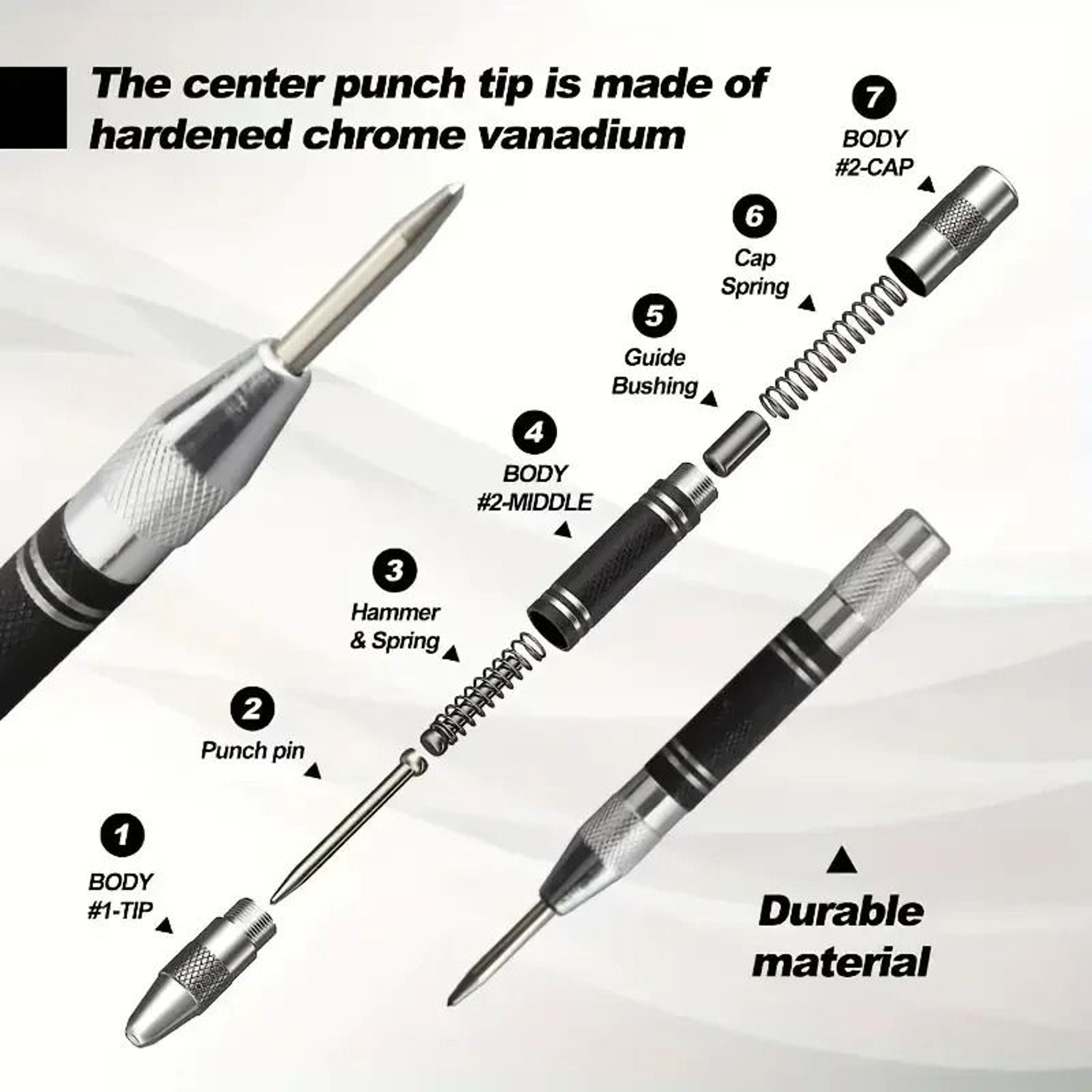 HeavyDuty Automatic Center Punch 3