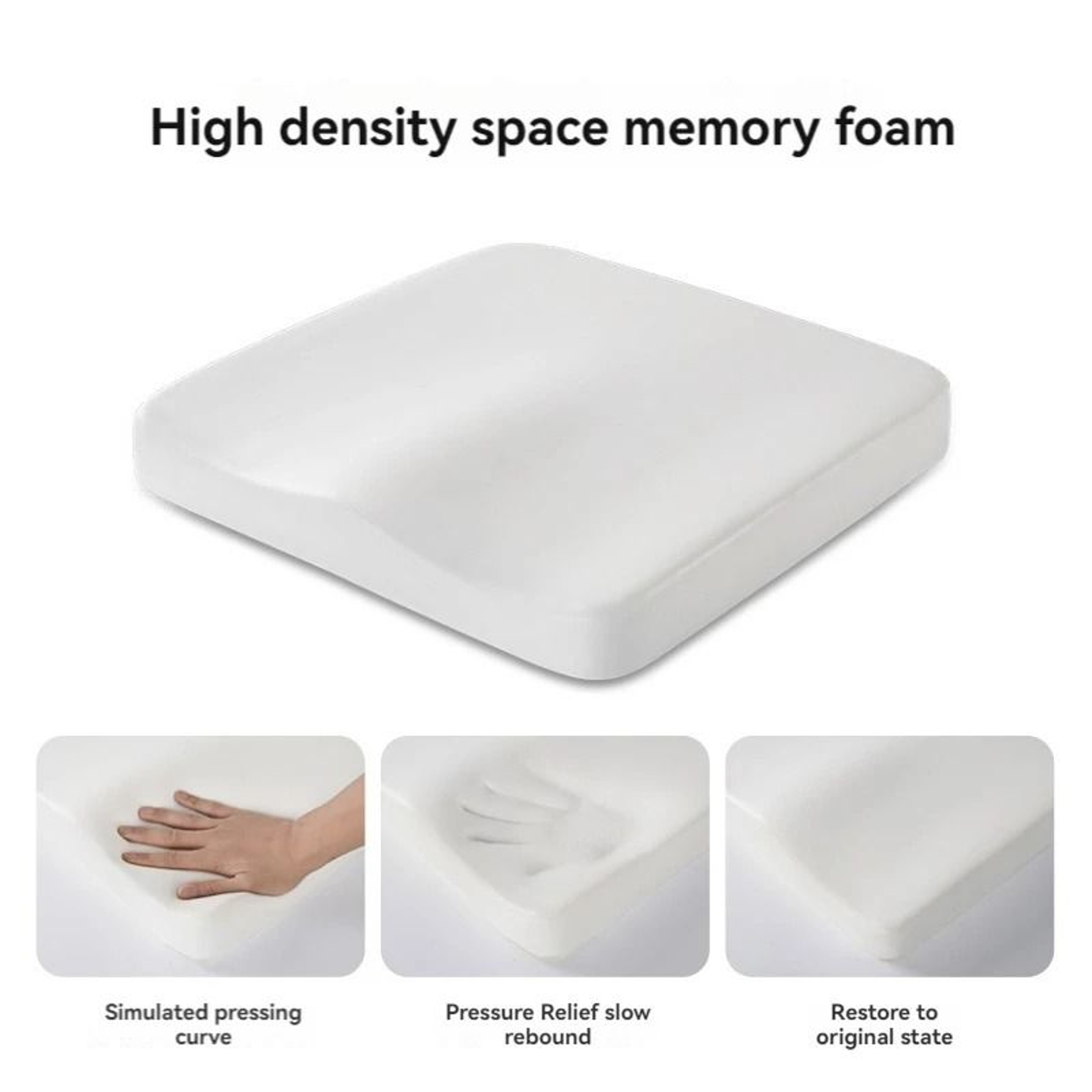 Ergonomic Memory Foam Seat Cushion 3