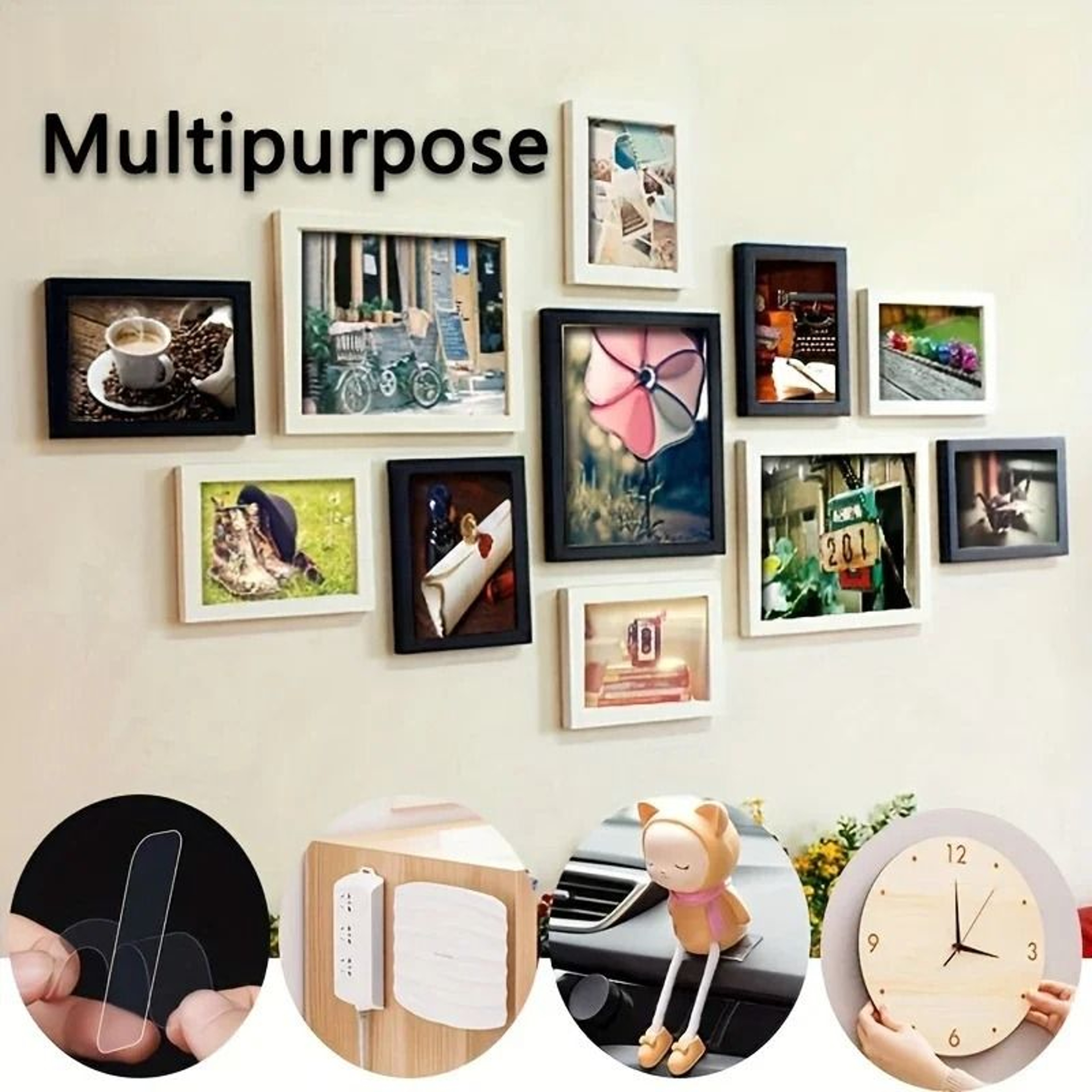 120 Pieces DoubleSided Adhesive Tabs  Removable Nano Glue For Handicrafts  Decor 4