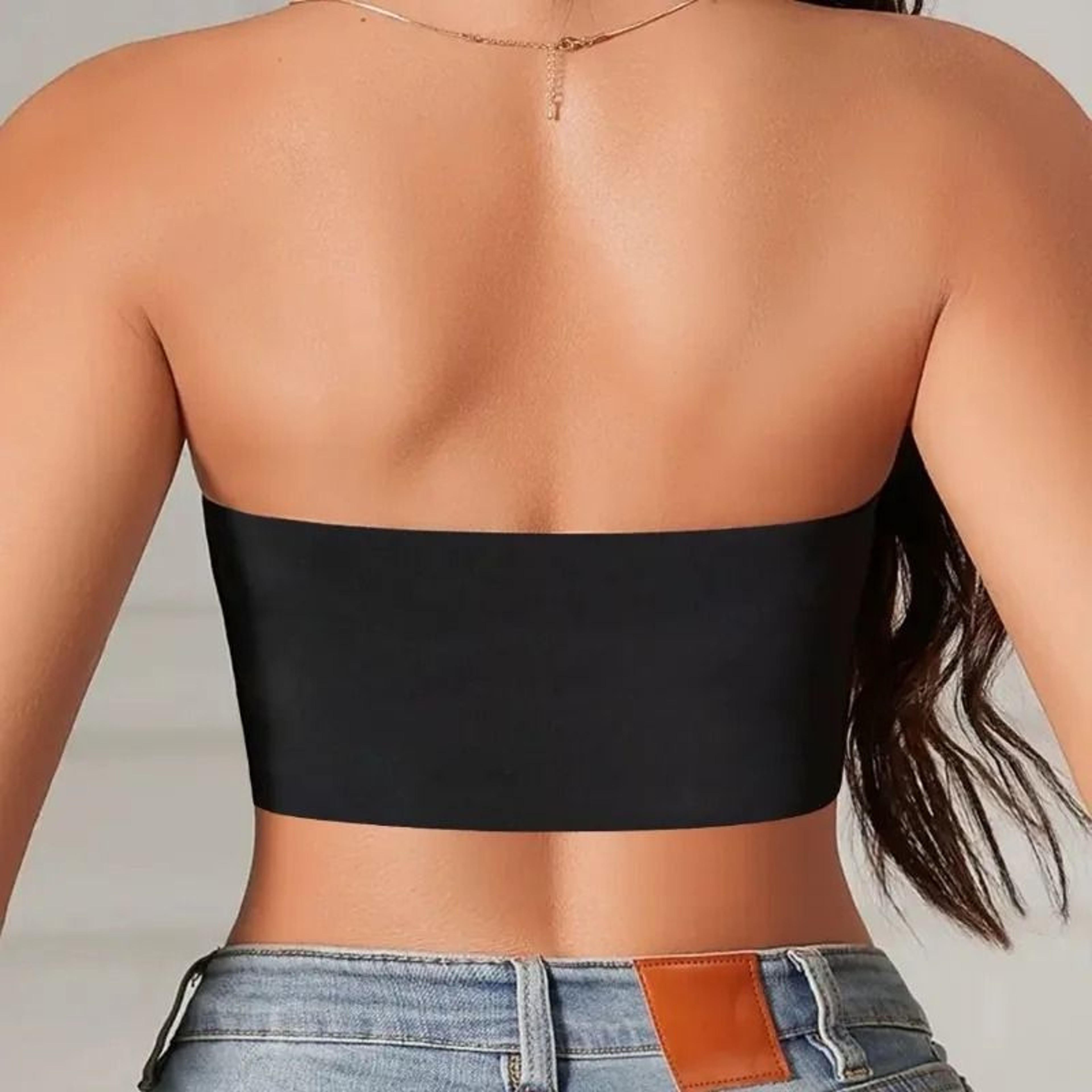 Seamless NoPadding Strapless PushUp Bra 2