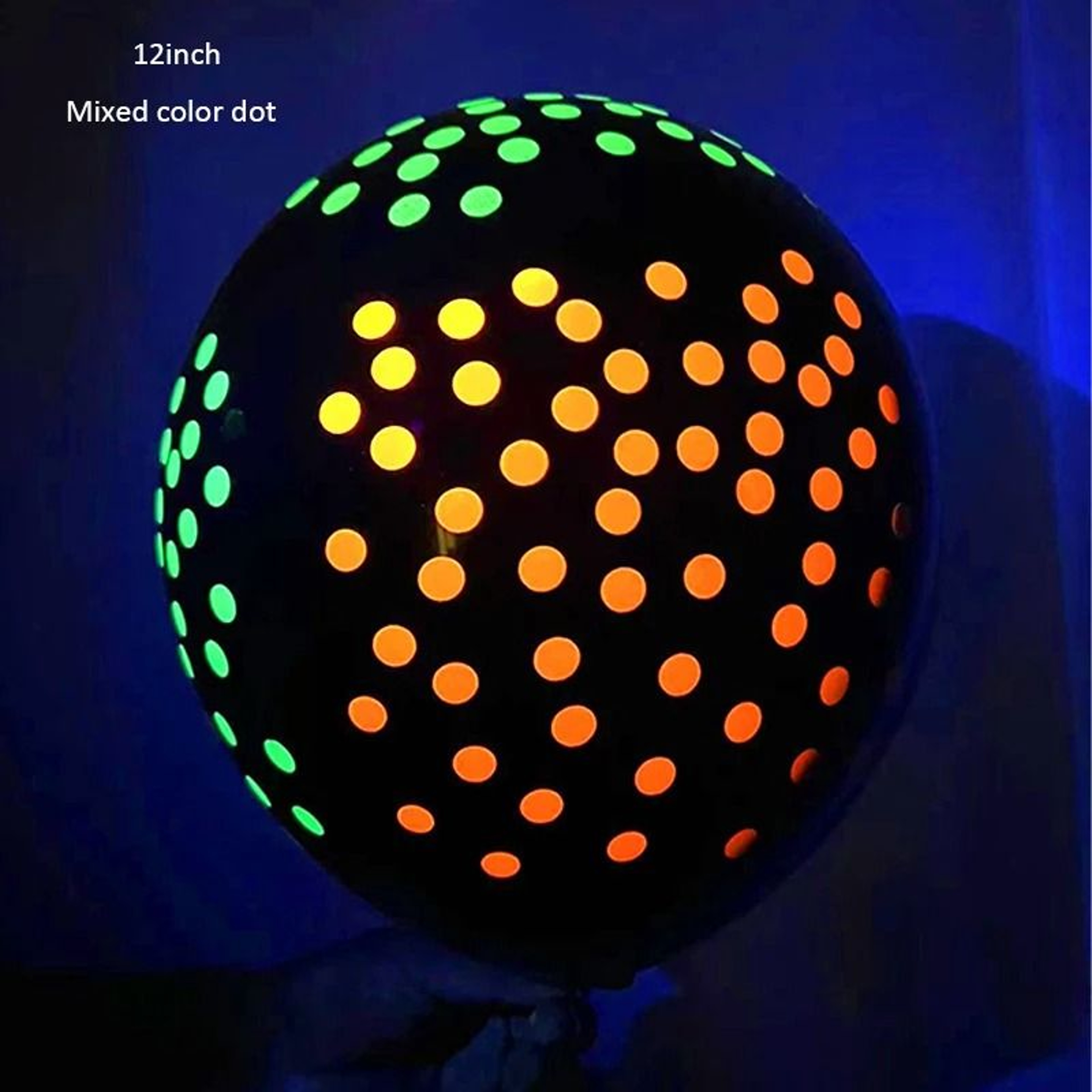 Fluorescent GlowintheDark Balloons  10 Pcs Luminous Heart Decor 9