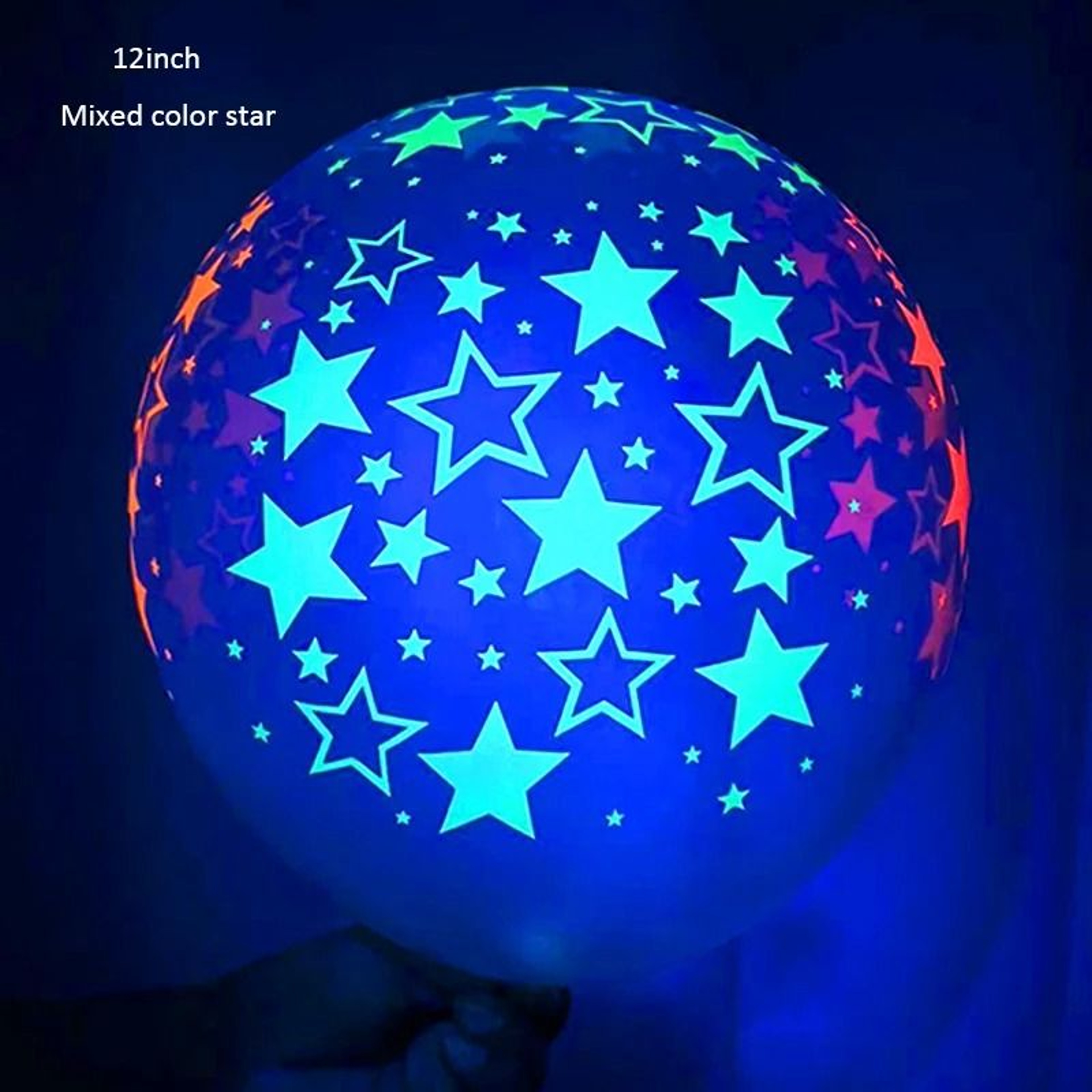 Fluorescent GlowintheDark Balloons  10 Pcs Luminous Heart Decor 13
