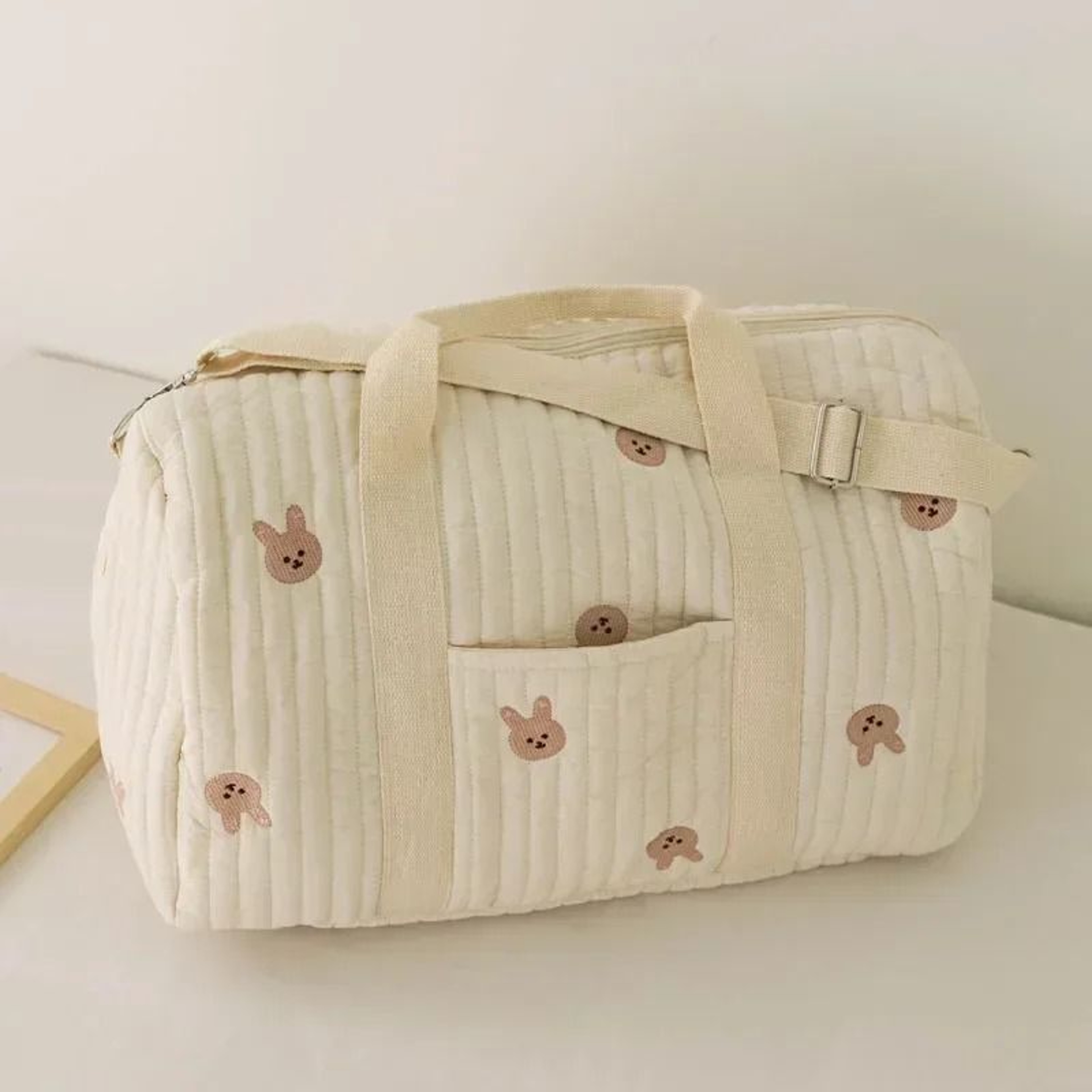 Bear Mommy Maternity Bag  MultiFunctional Diaper  Stroller Organizer 8