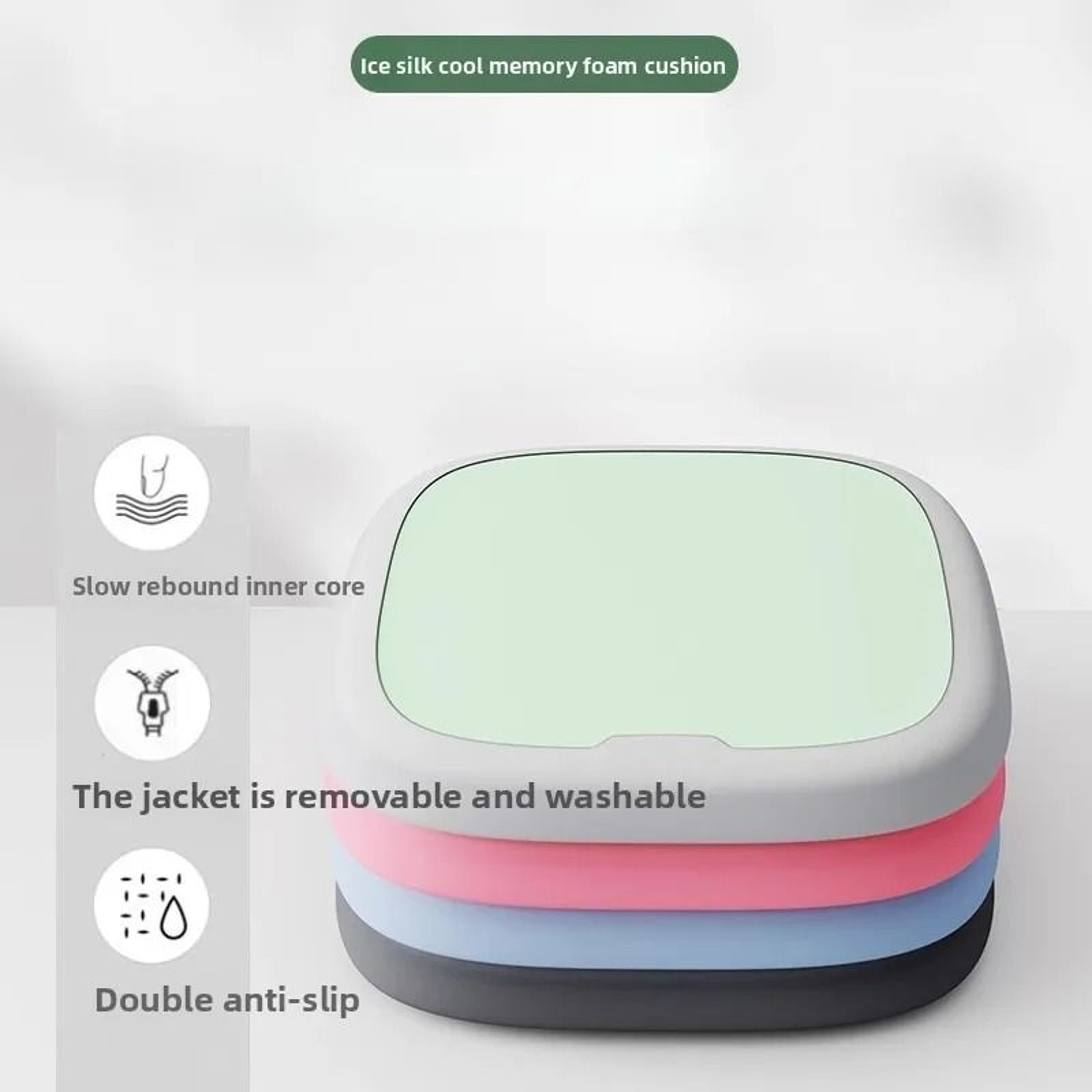 Ergonomic Memory Foam Comfort Seat Cushion 2