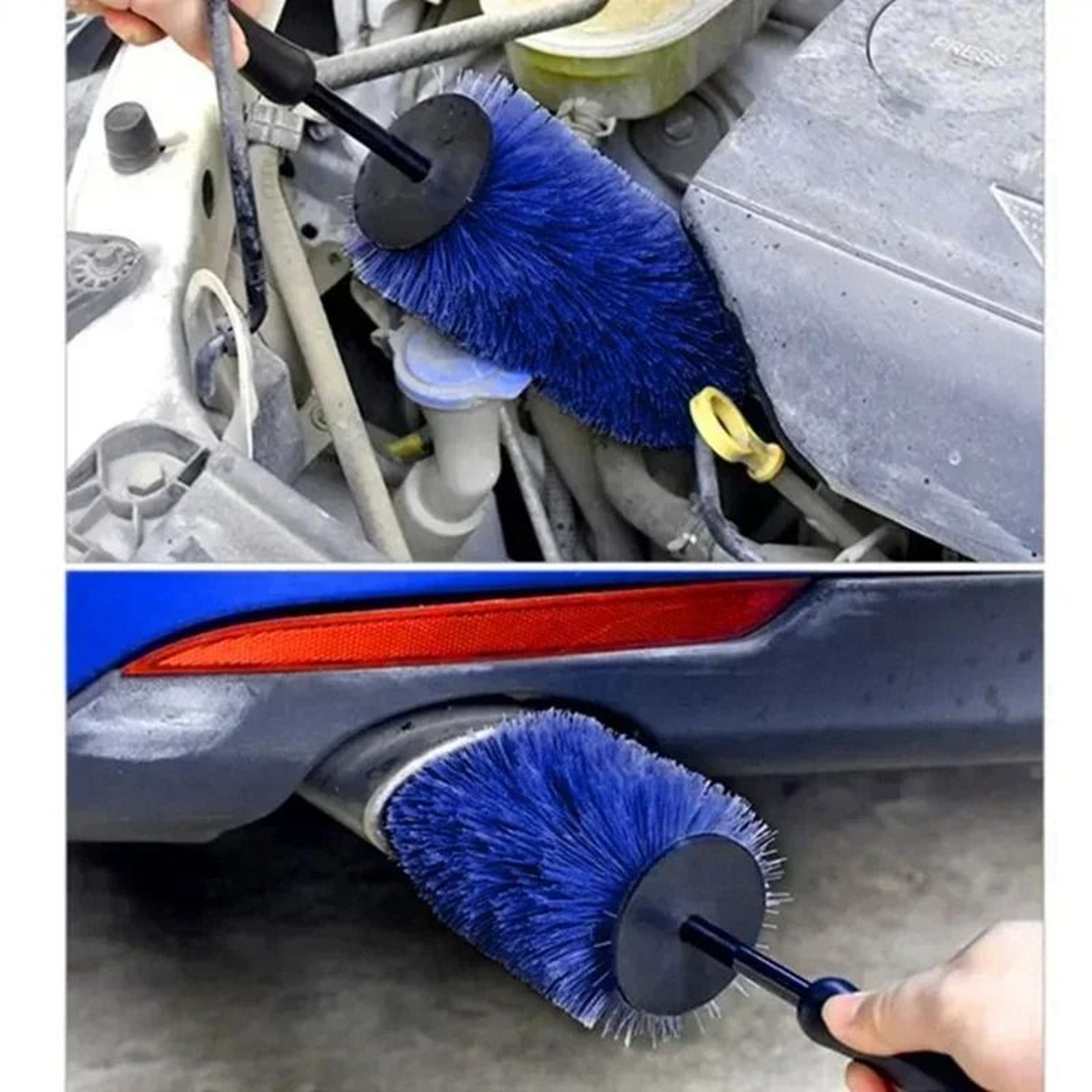 Microfiber LongHandle Wheel  Rim Brush 4