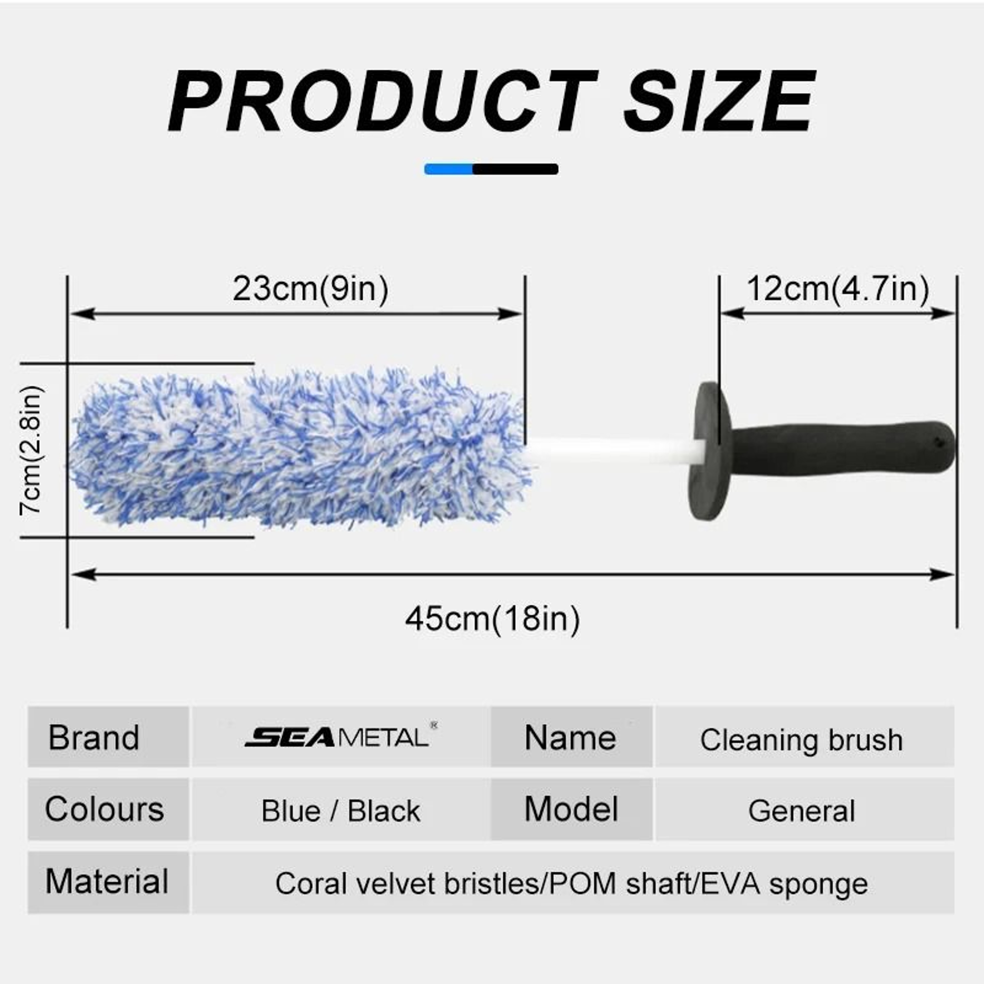 Plush Premium Wheel  Rim Cleaning Brush 2