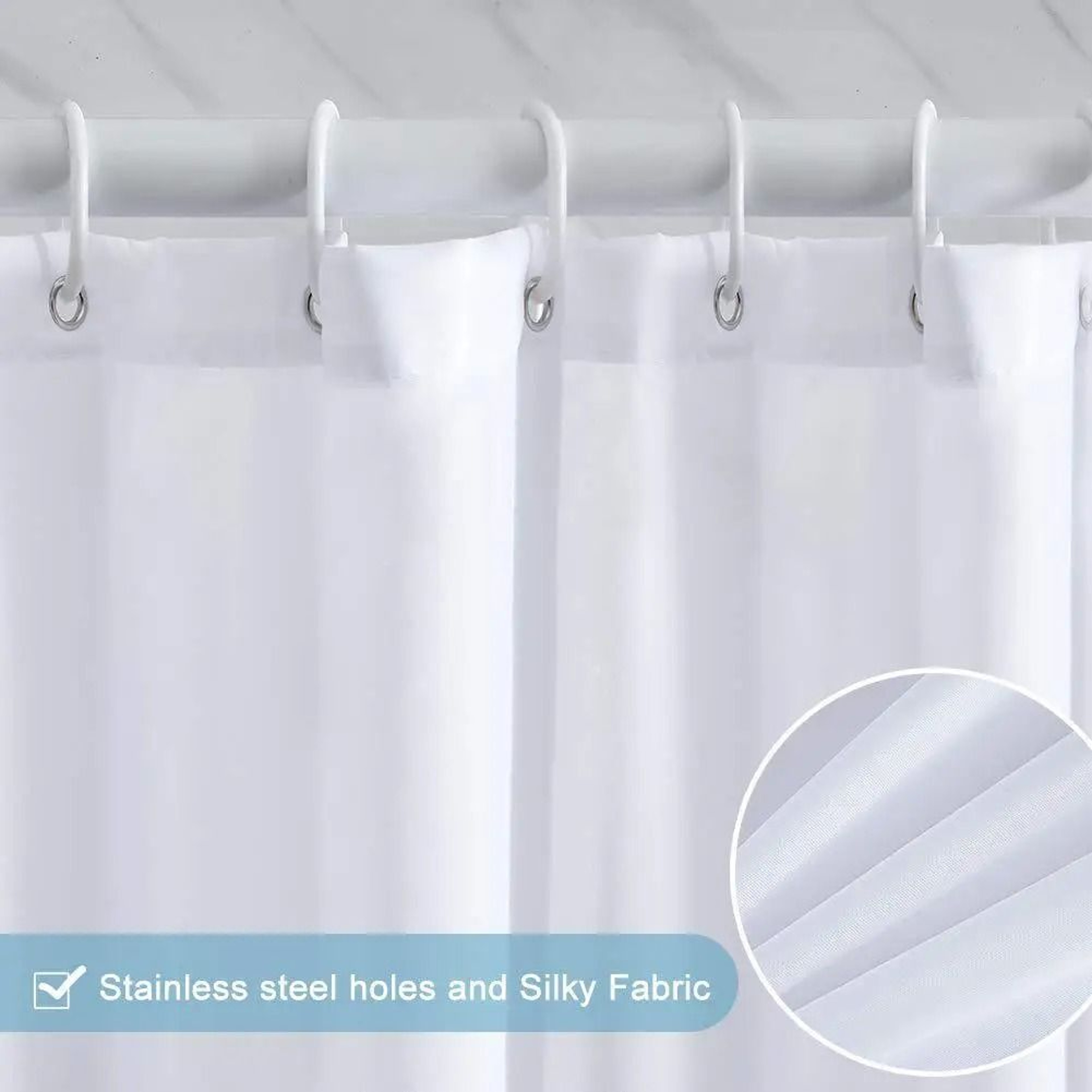 Gradual Change Digital Printing Shower Curtain 4