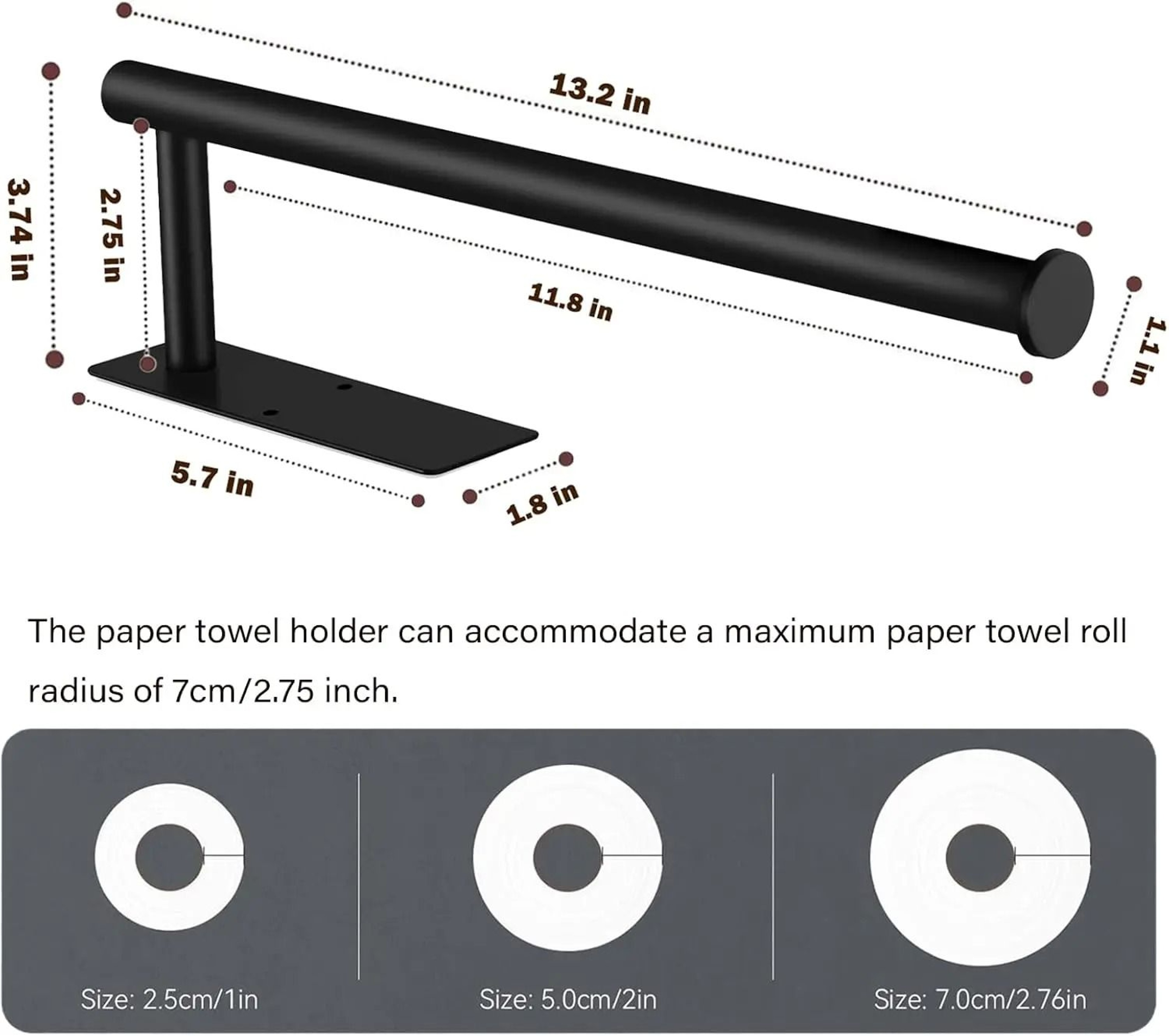 Adhesive MultiPurpose Tissue  Paper Towel Holder 5