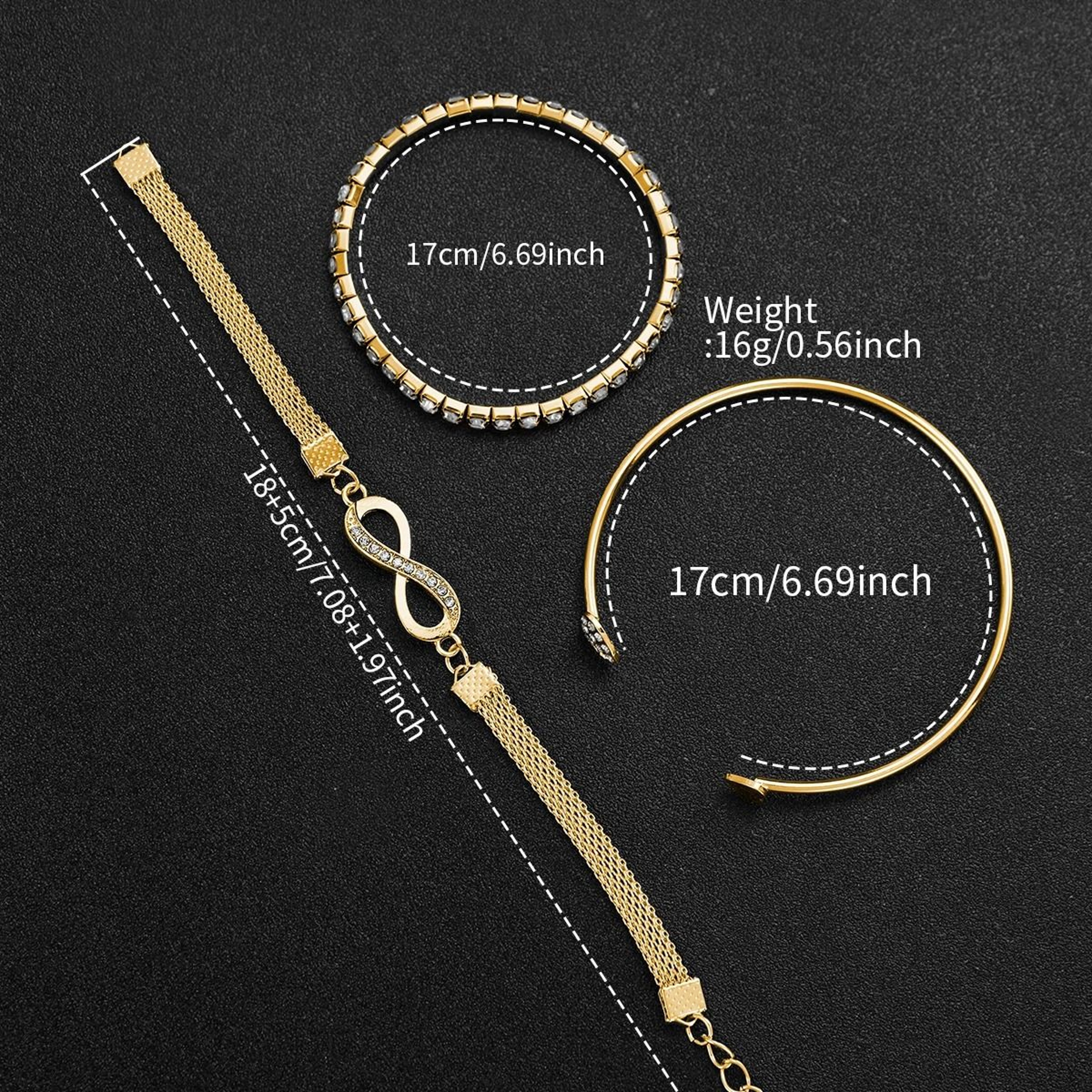 4Piece Light Luxury Quartz Watch Set  Versatile Casual Sports Style Timepiece And Matching Bracelet 4