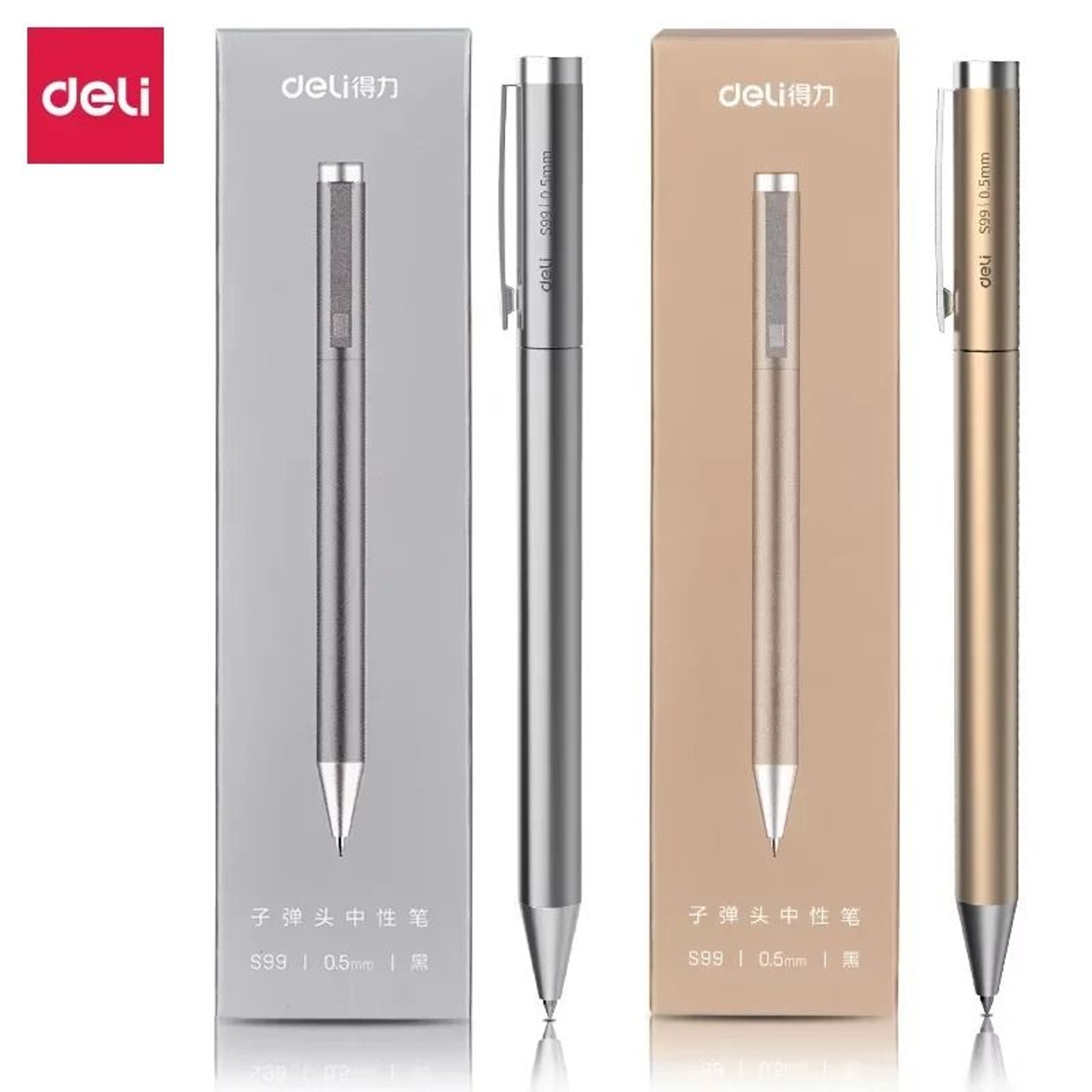 Premium Metallic Signature Gel Pens  05 Mm Gold  Silver Ink For Certificates Awards And HighEnd Men 0