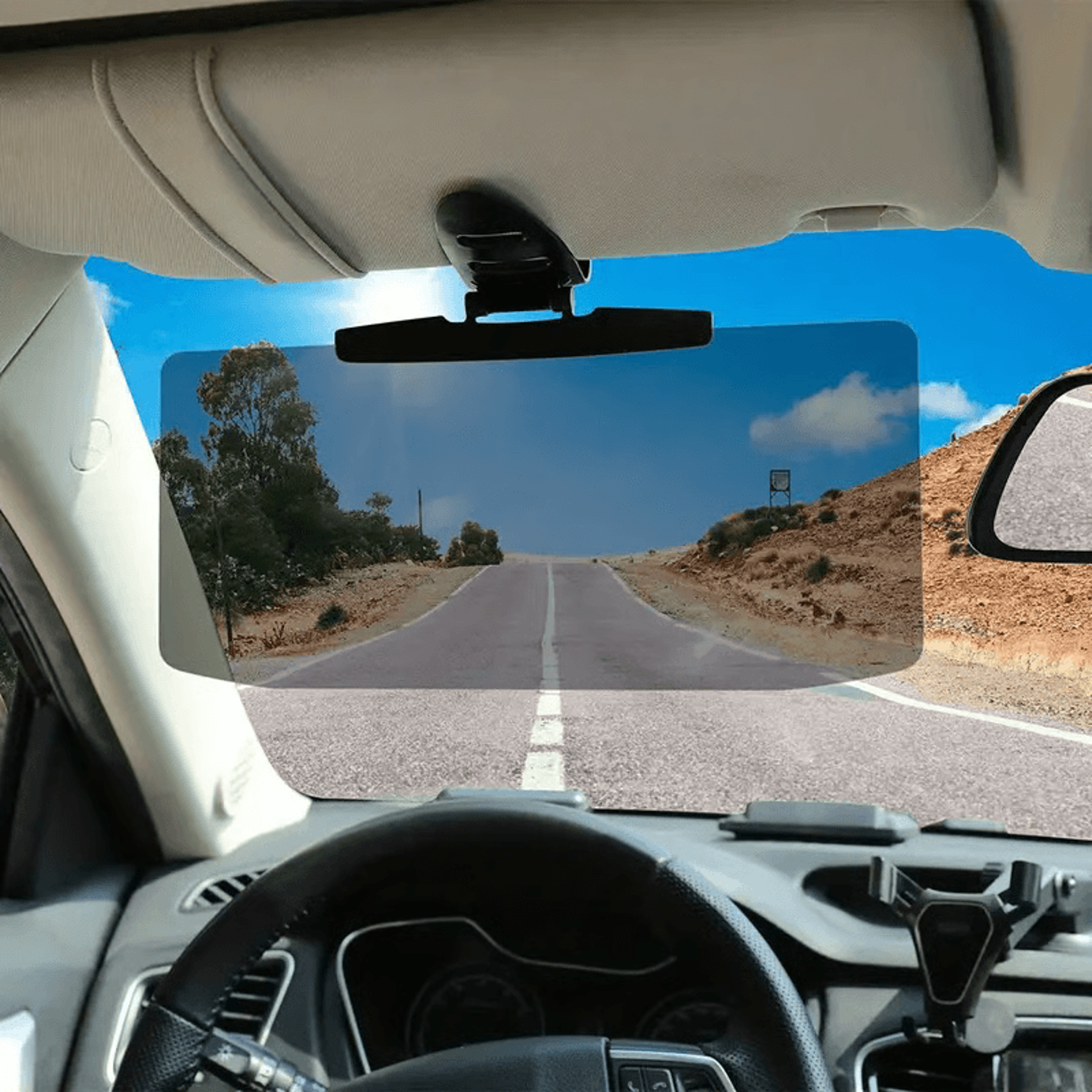 Car AntiGlare Sun Visor  Reduces UV  Headlight Glare For Safer More Comfortable Driving 10