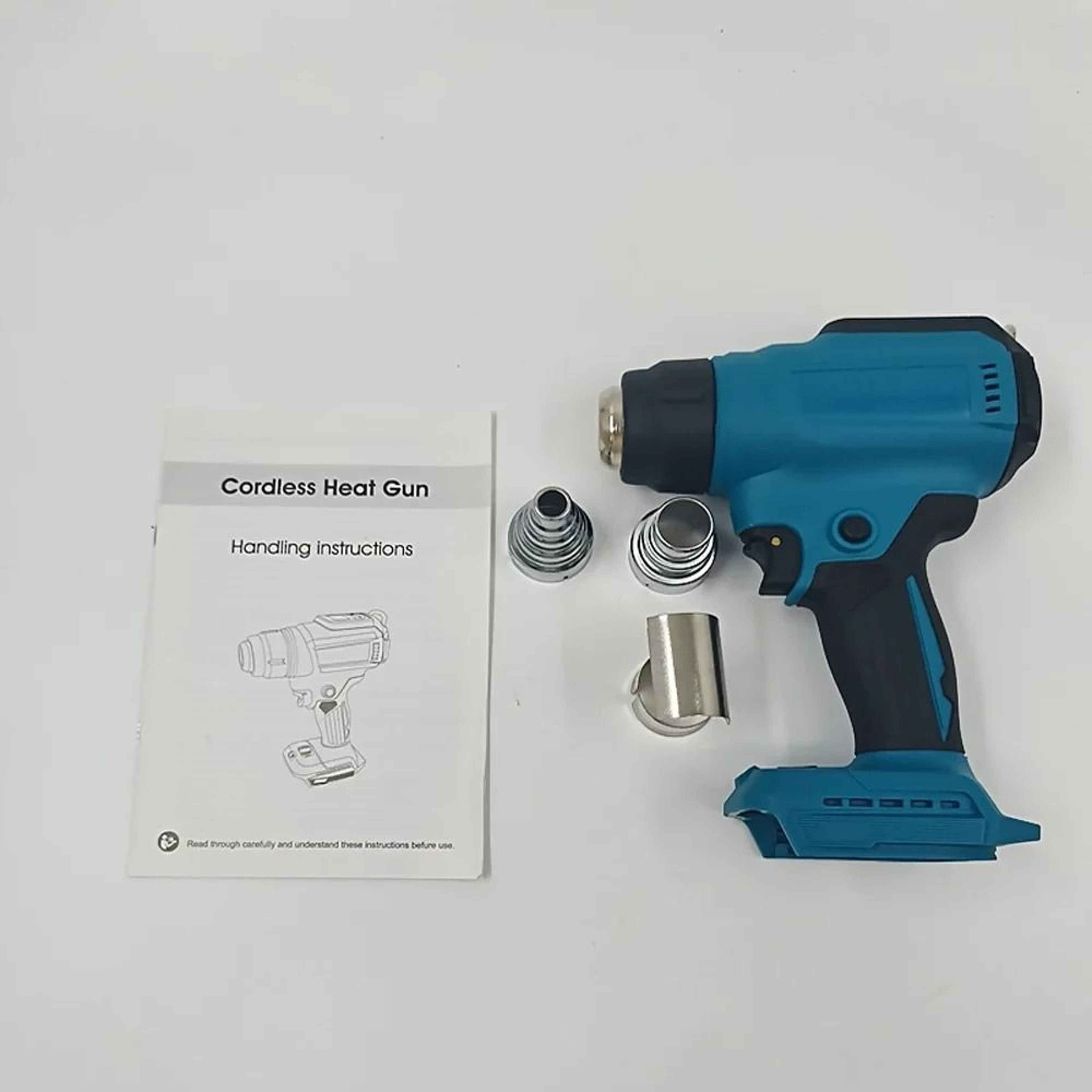 21V Cordless Heat Gun  Portable HighPower Thermal Blower With LED Display 7