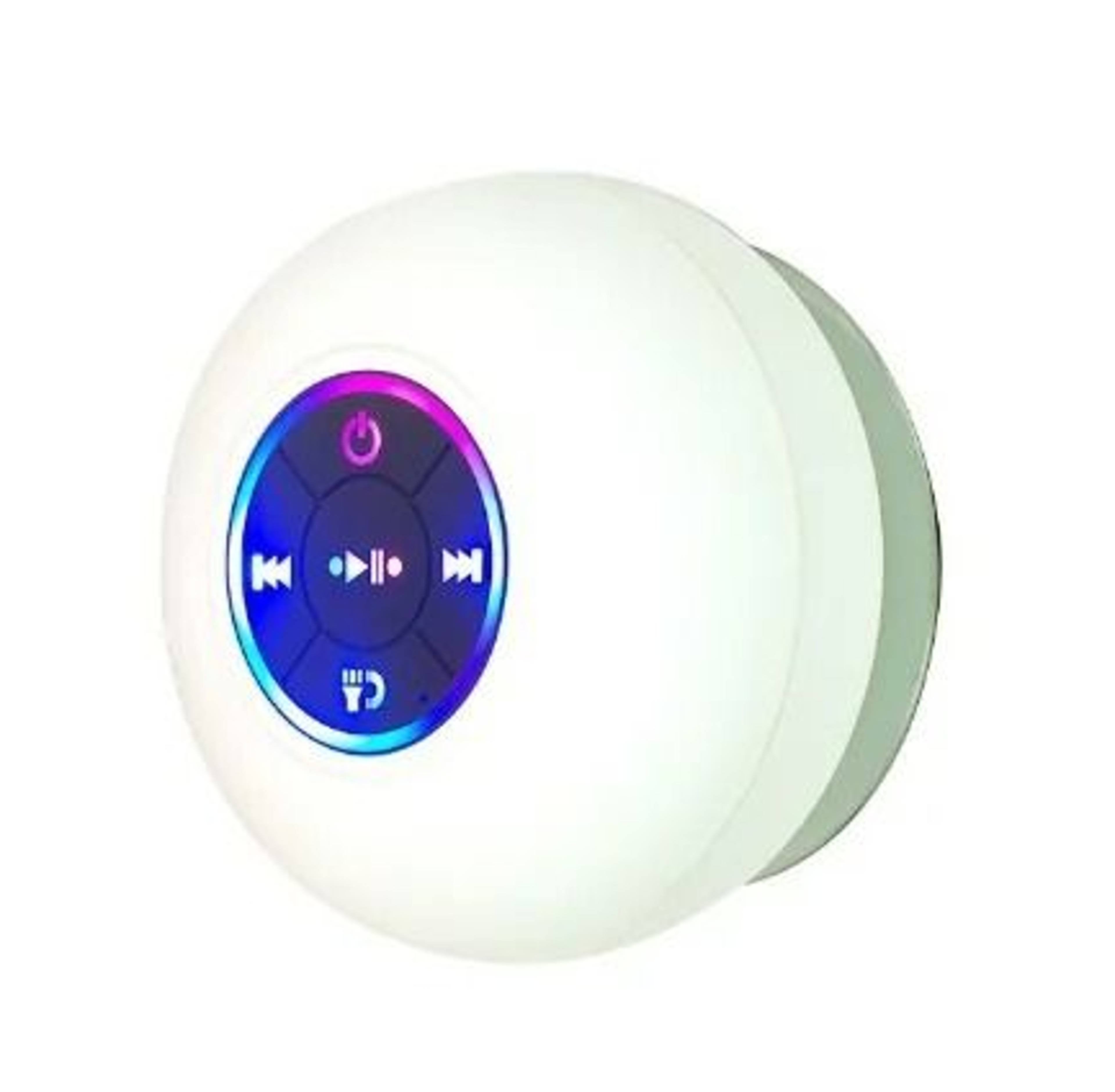Waterproof Bluetooth Speaker  HighImpact Bathroom  Outdoor Suction Mount 6
