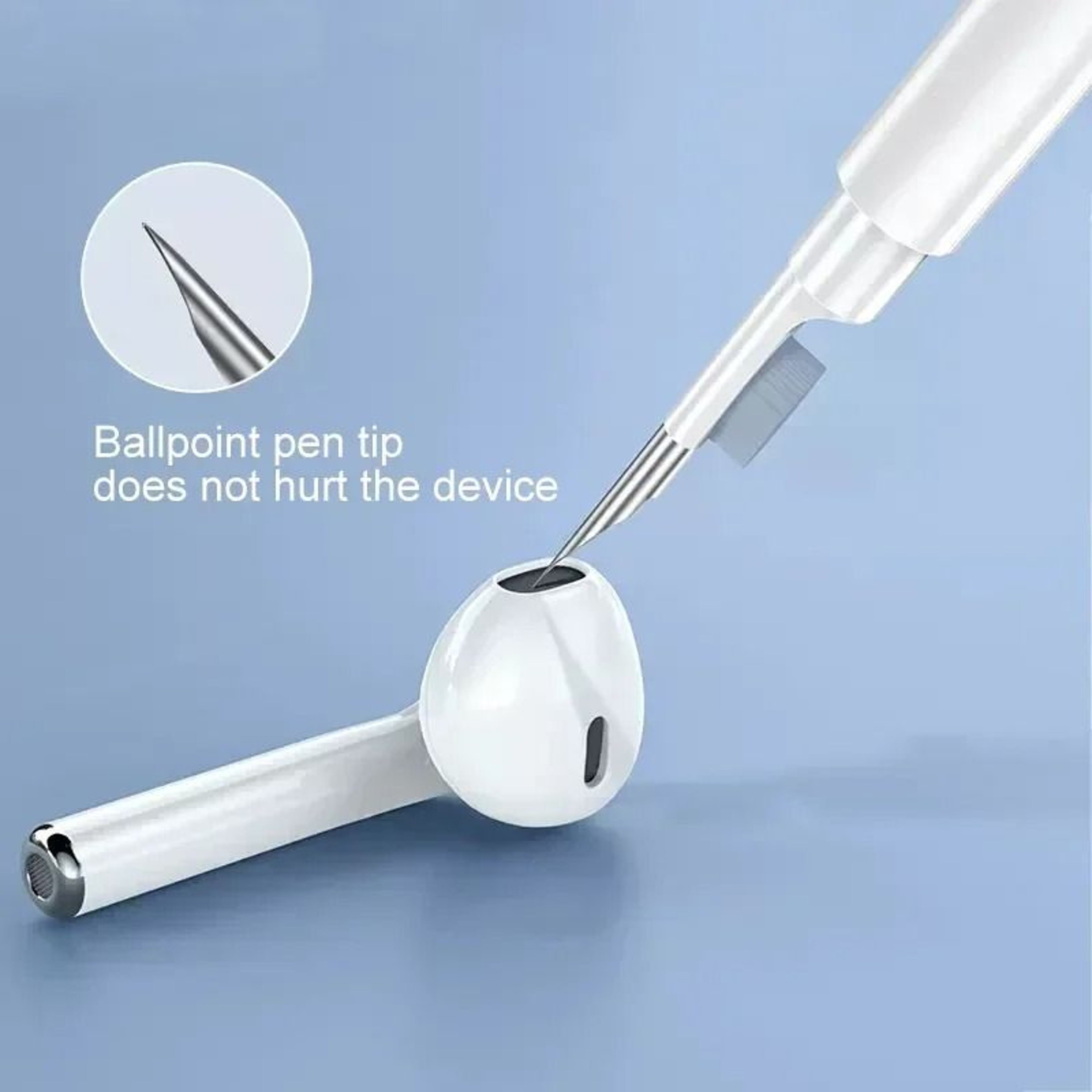 Bluetooth Earphones Cleaning Pen  MultiFunction Precision Kit For Wireless Earbuds 4