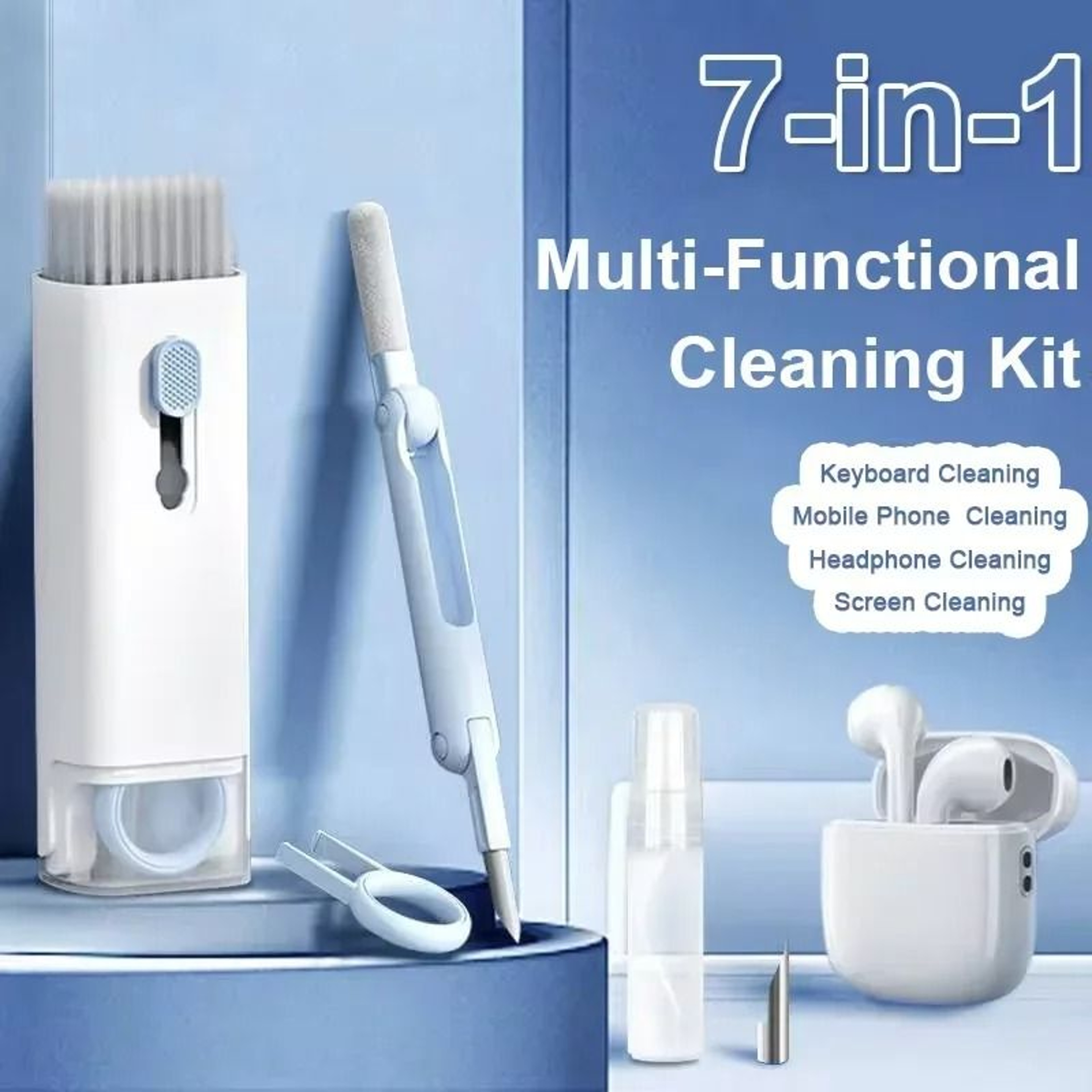 Multifunctional Cleaning Kit  7in1 Precision Maintenance System 0