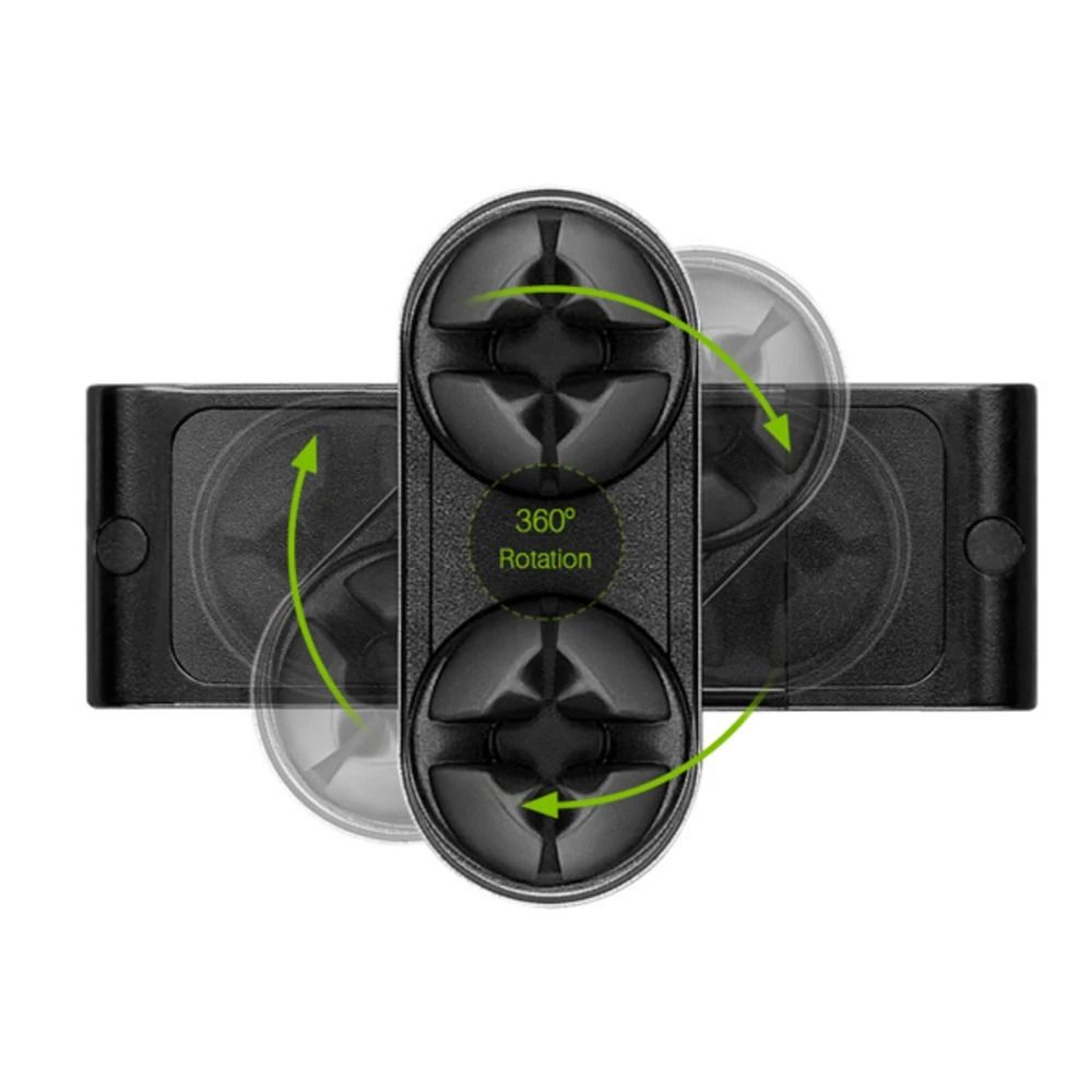 DualClip Air Vent Car Mount  Universal 360 Rotating Smartphone Cradle 3