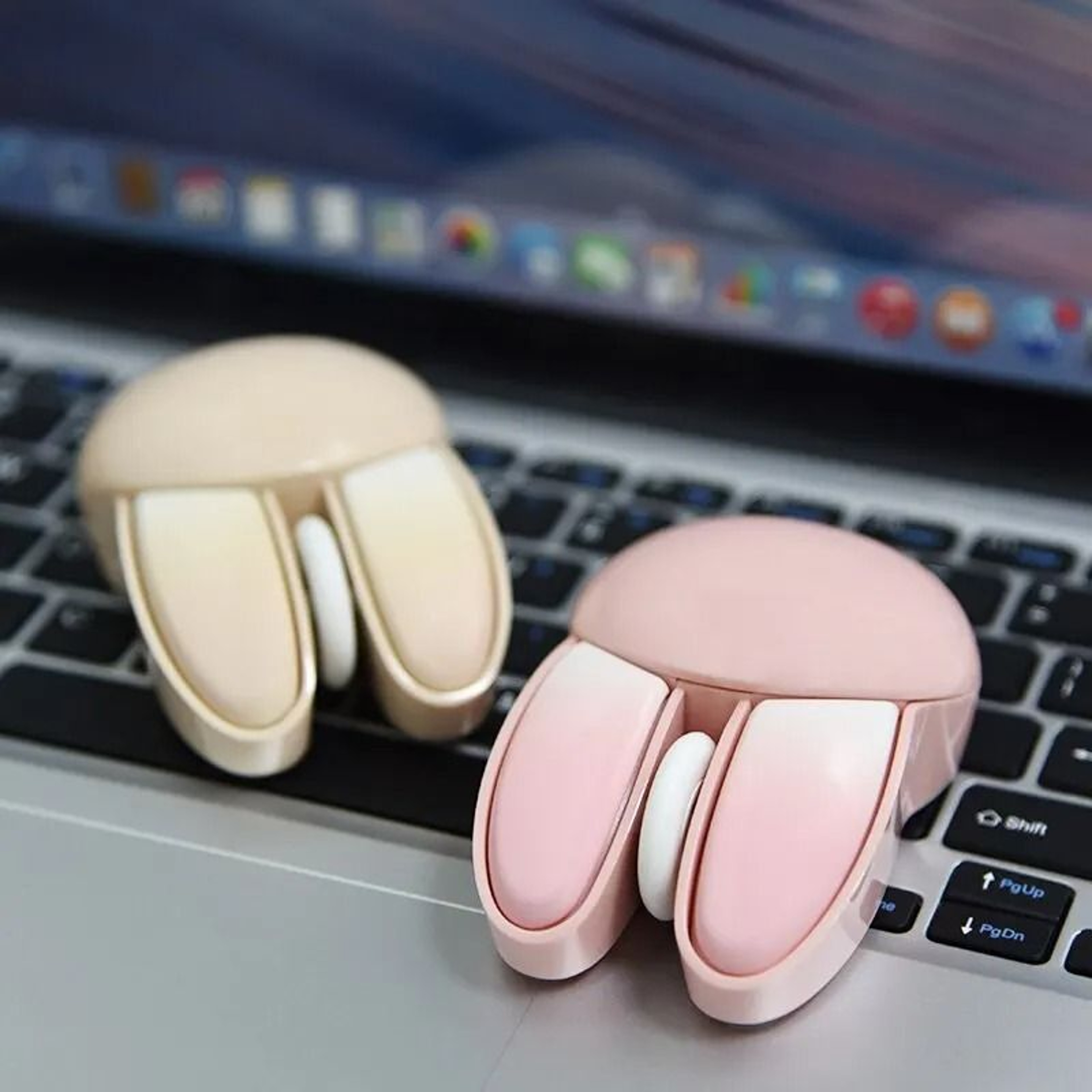 Cute Rabbit Silent Wireless Mini Mouse 3
