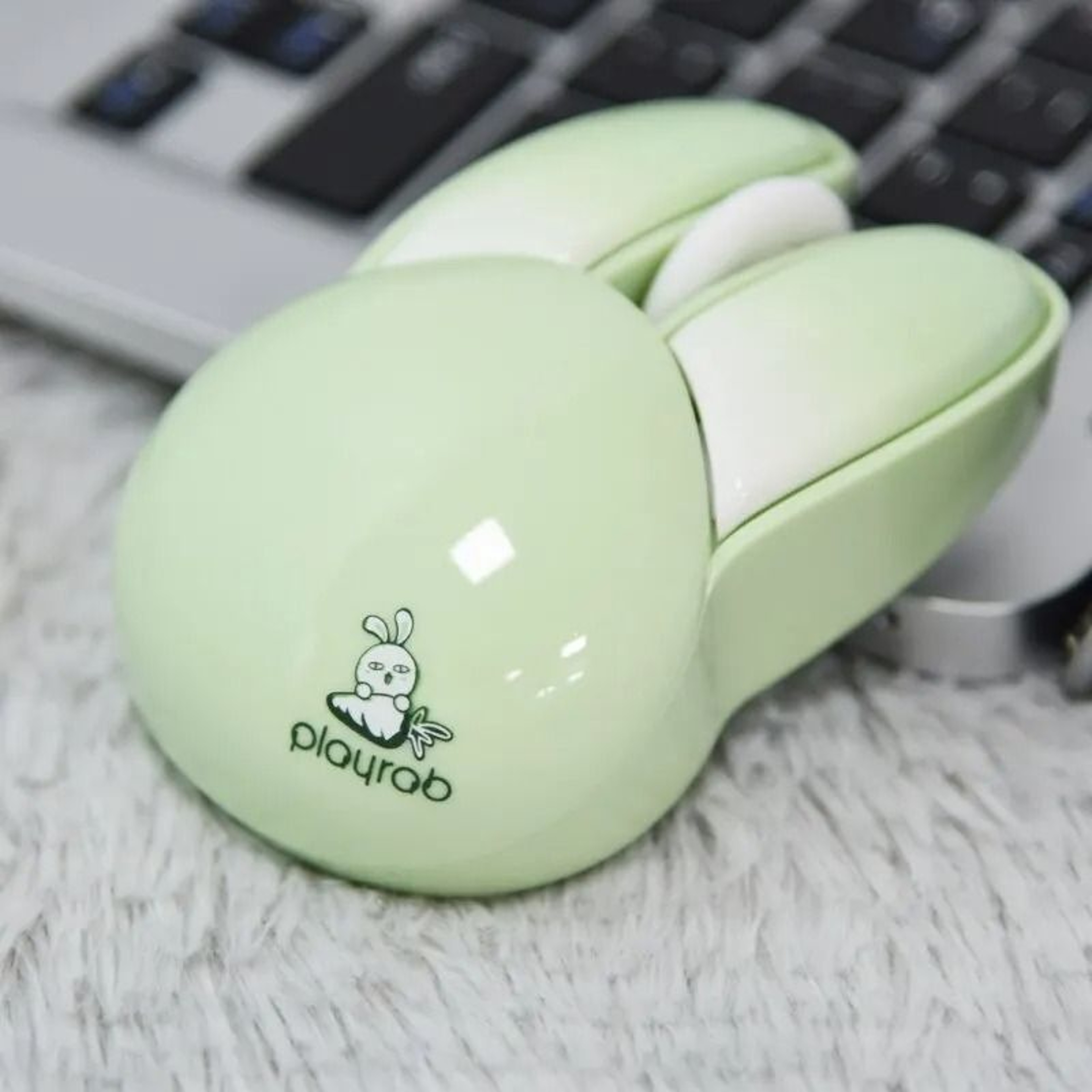 Cute Rabbit Silent Wireless Mini Mouse 8