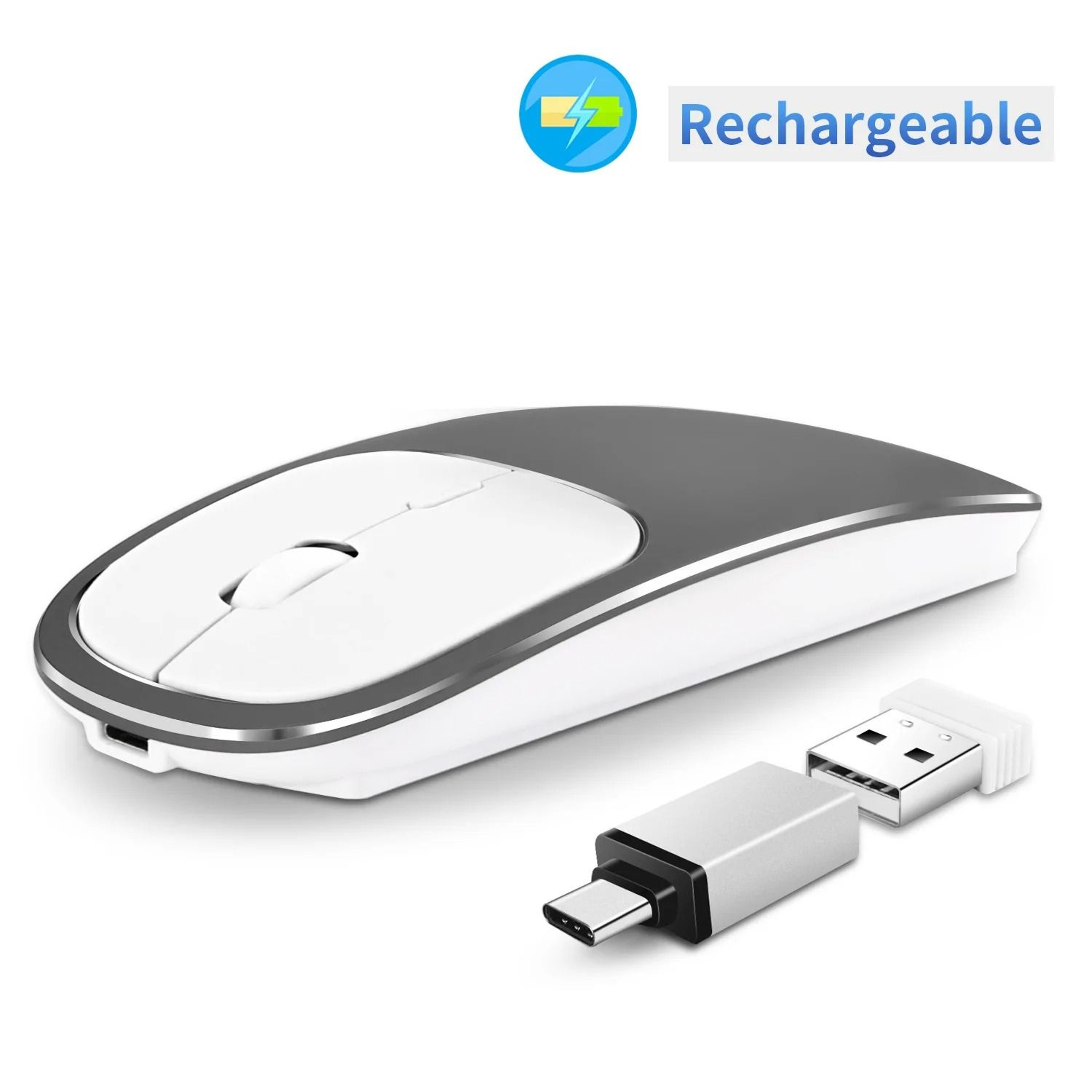 Aluminum Silent Wireless Mouse 1