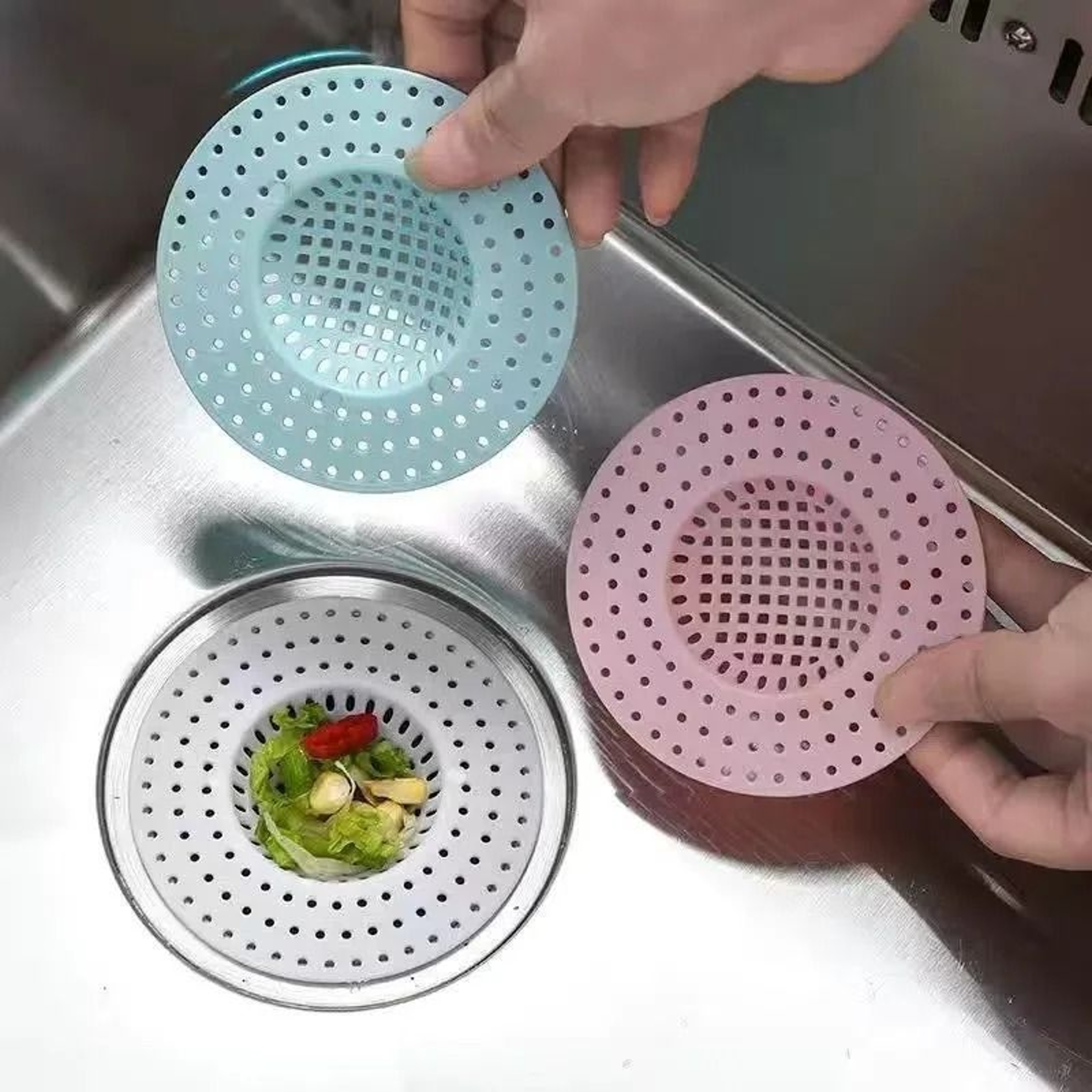 Gemini Said Universal Stainless Steel Sink Filter  AntiClogging Mesh Drain Hole Trap 0