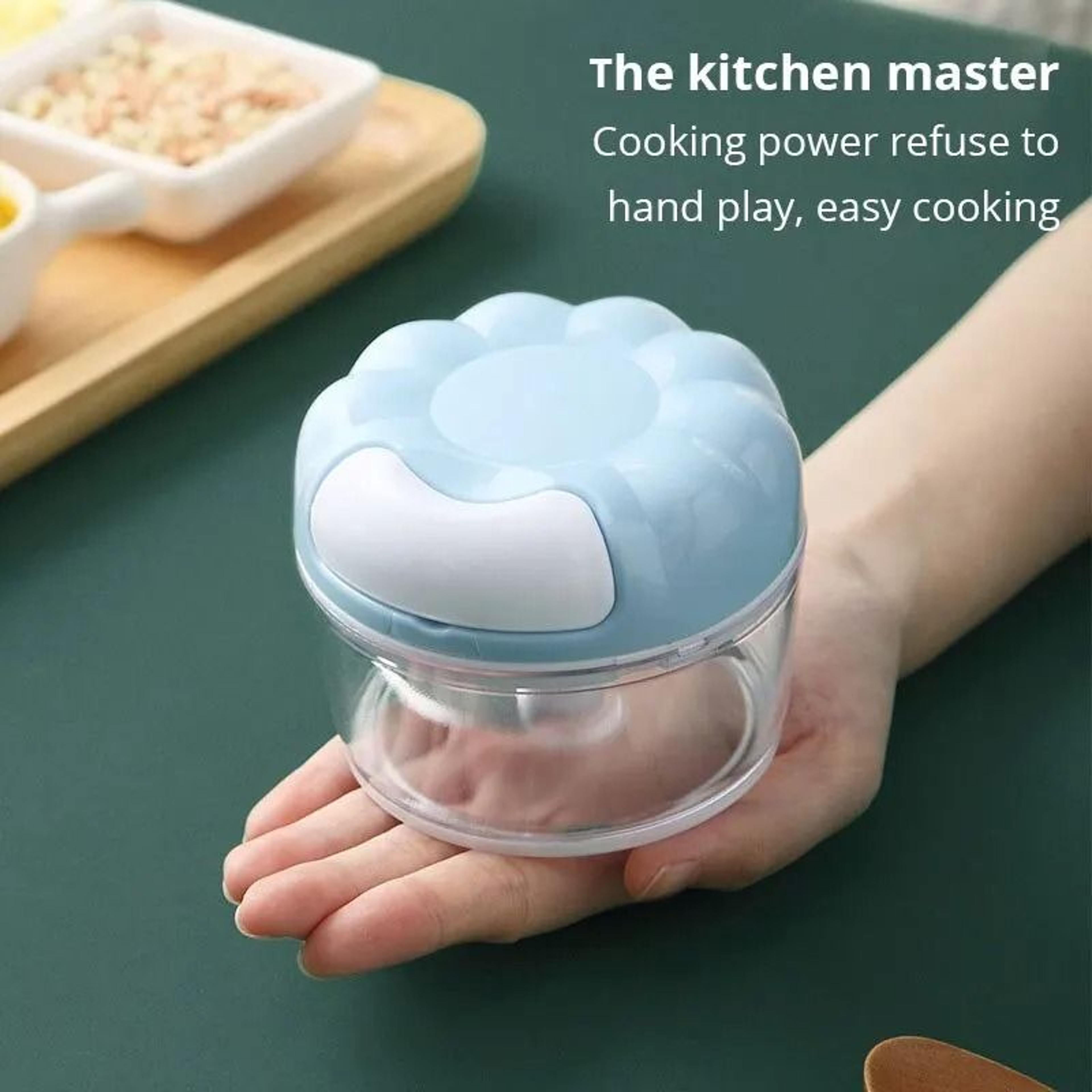 HandPull Professional Garlic Masher  HighLeverage Household Kitchen Blender 3