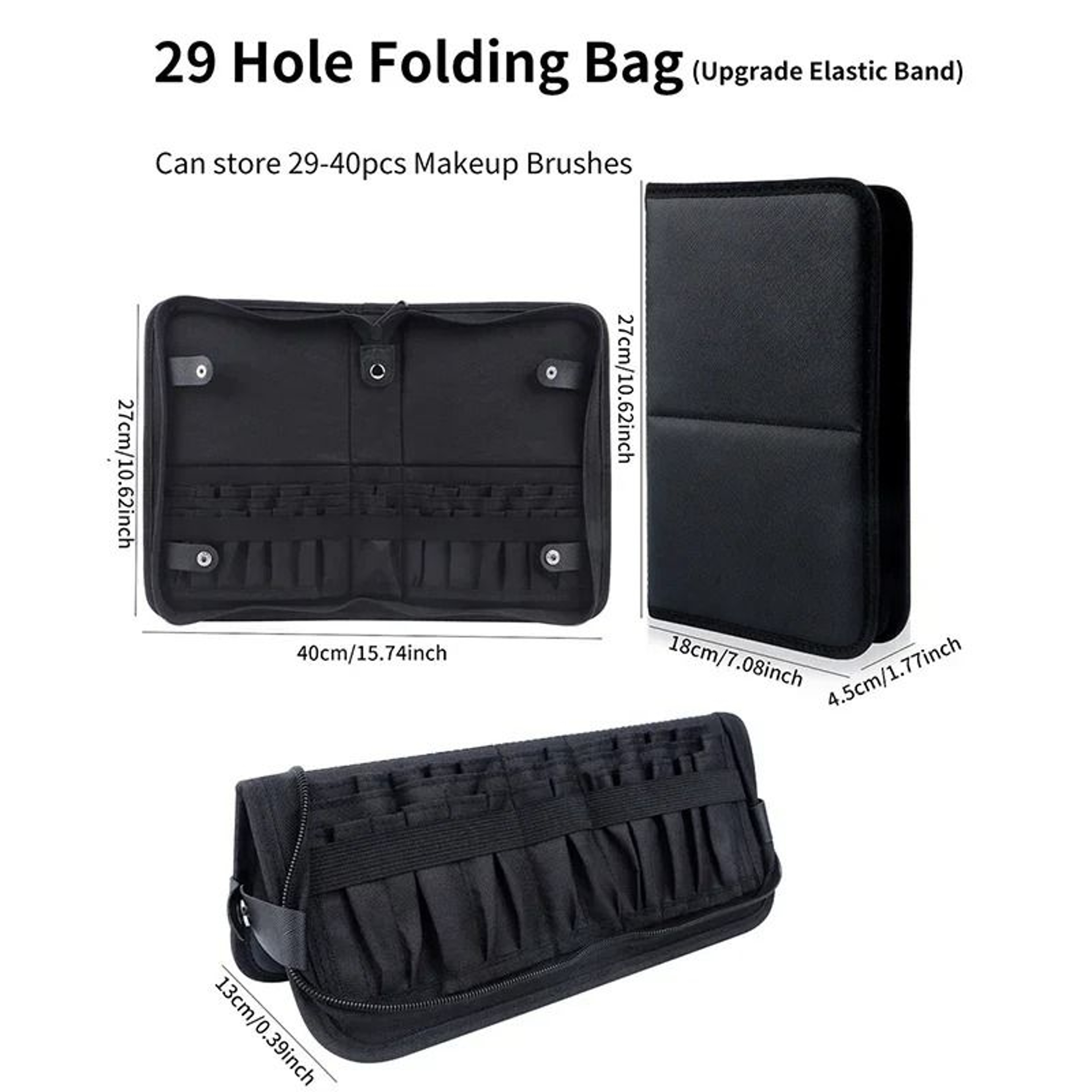 Foldable Makeup Brush Organizer Case 1