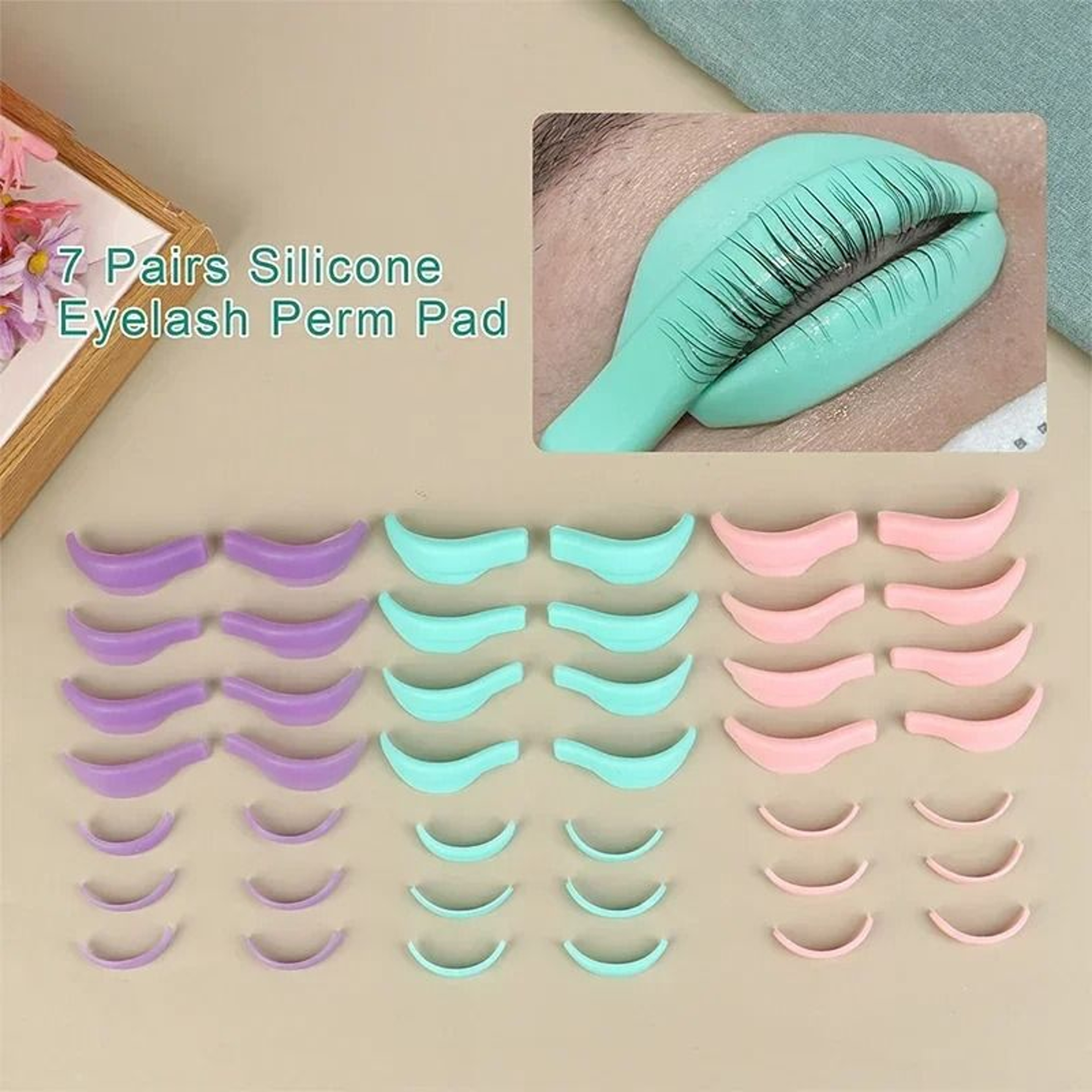Silicone Eyelash Perming  Lifting Shield Set 1