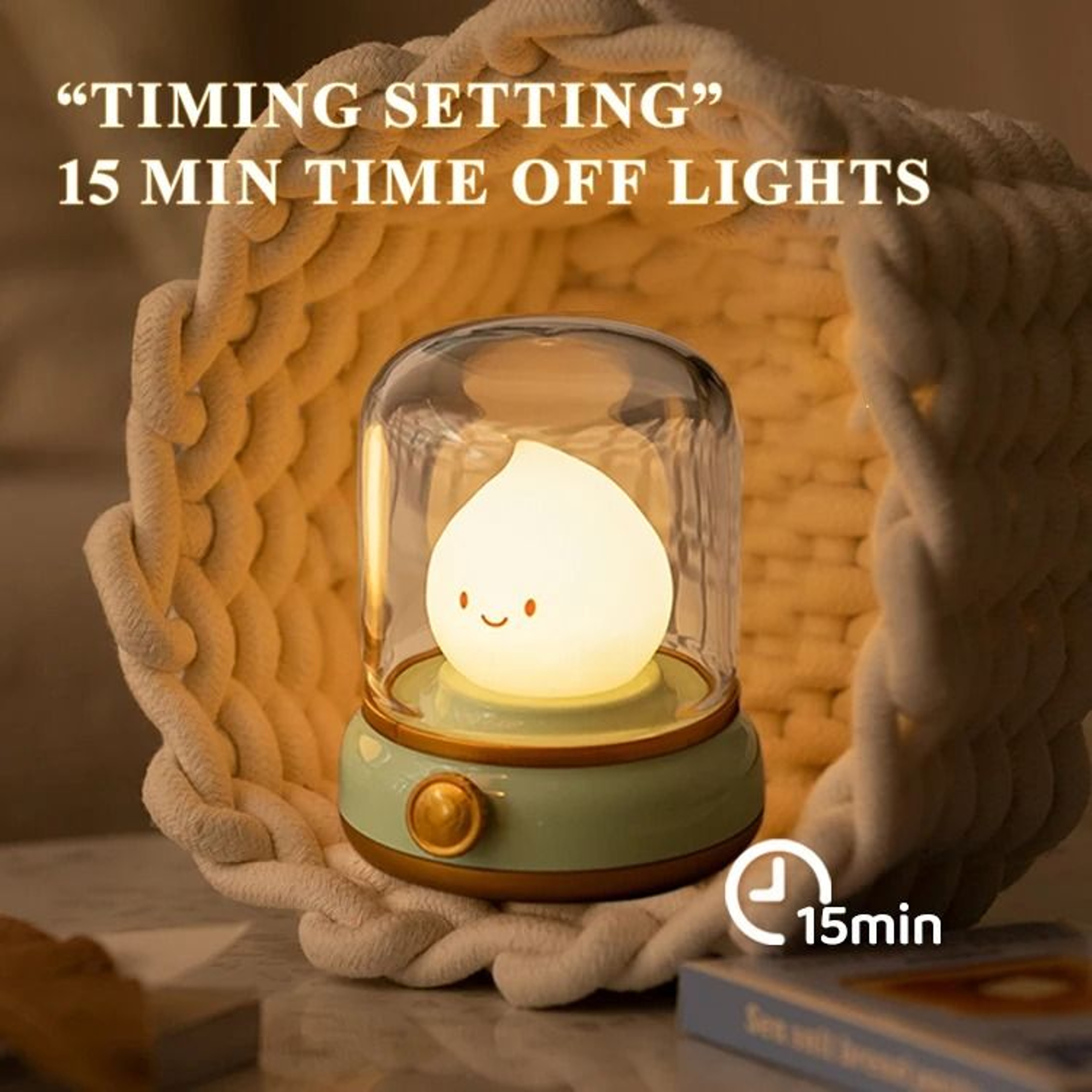 Rechargeable Retro Kerosene LED Night Light 4