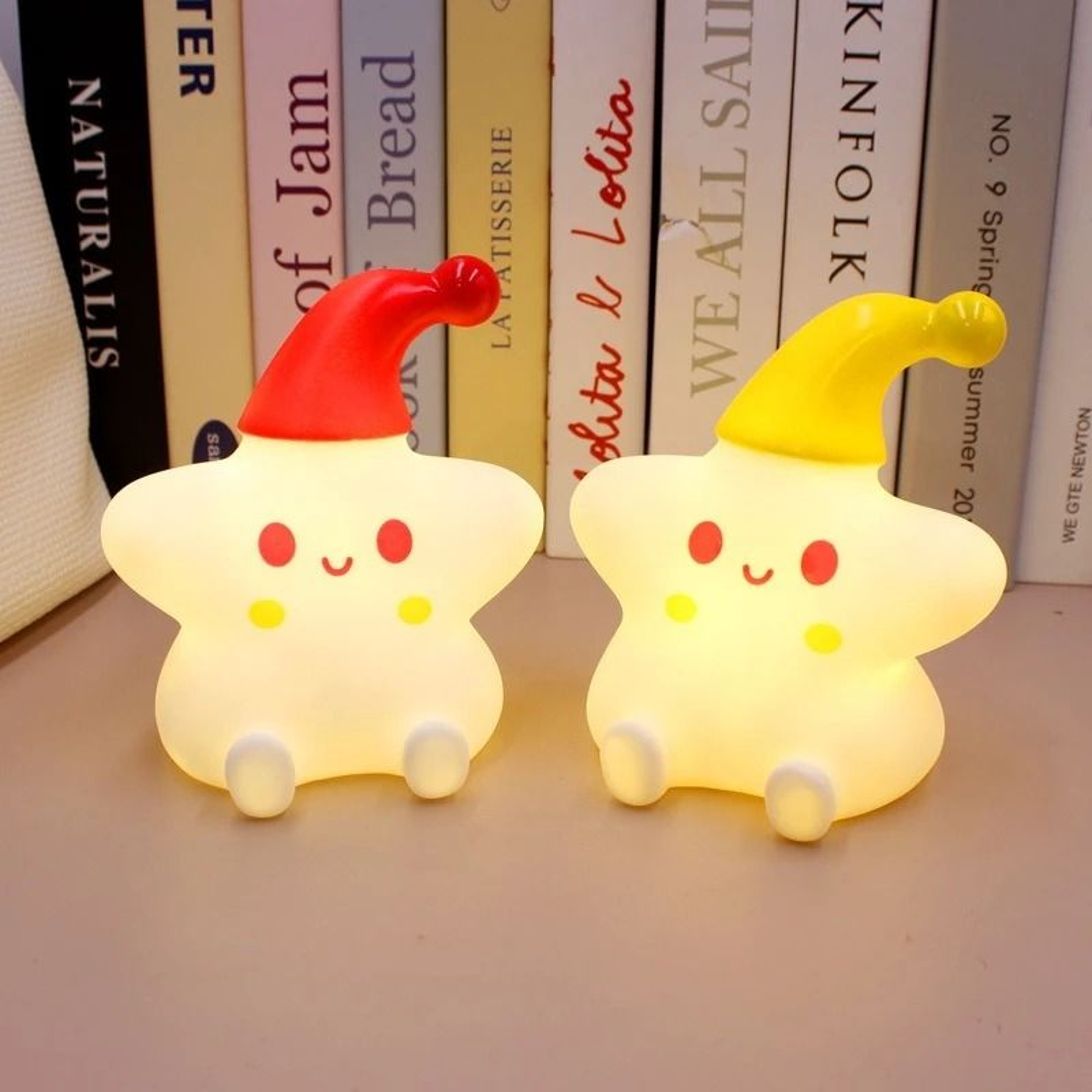 Cute Yellow Star Bedside Night Light 5