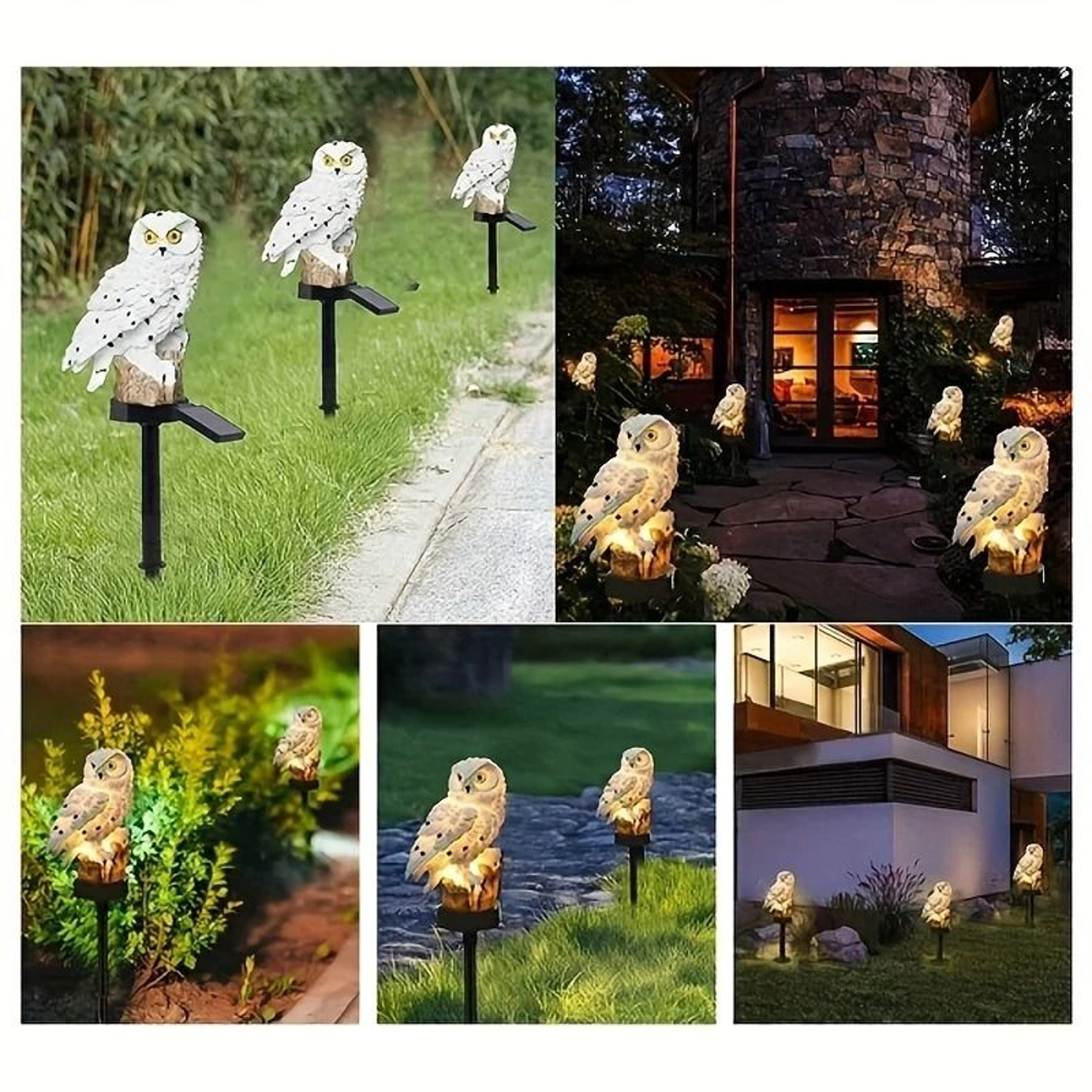 Solar Owl Landscape Guardian Light 3