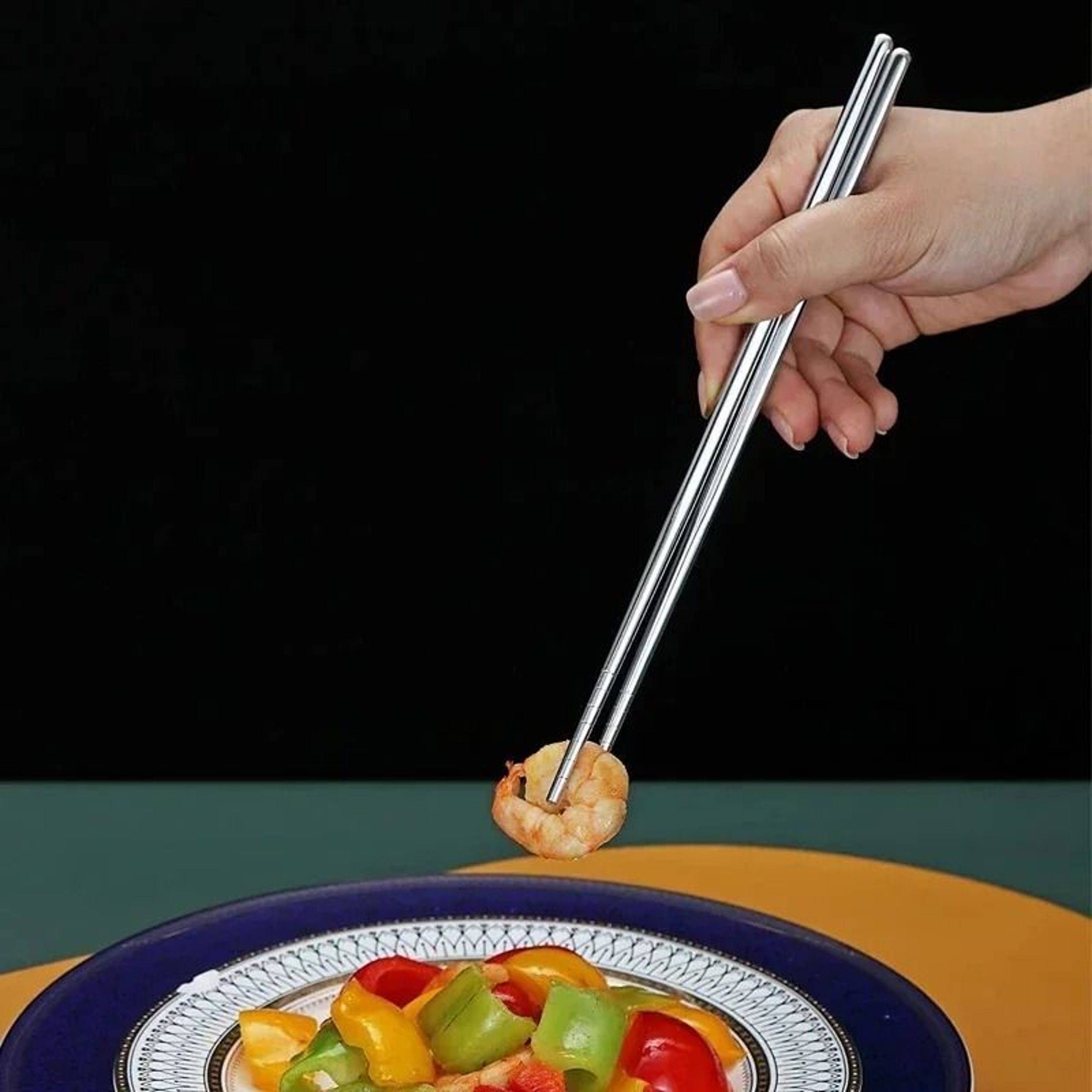 Stainless Steel Reusable Chopstick Set 2