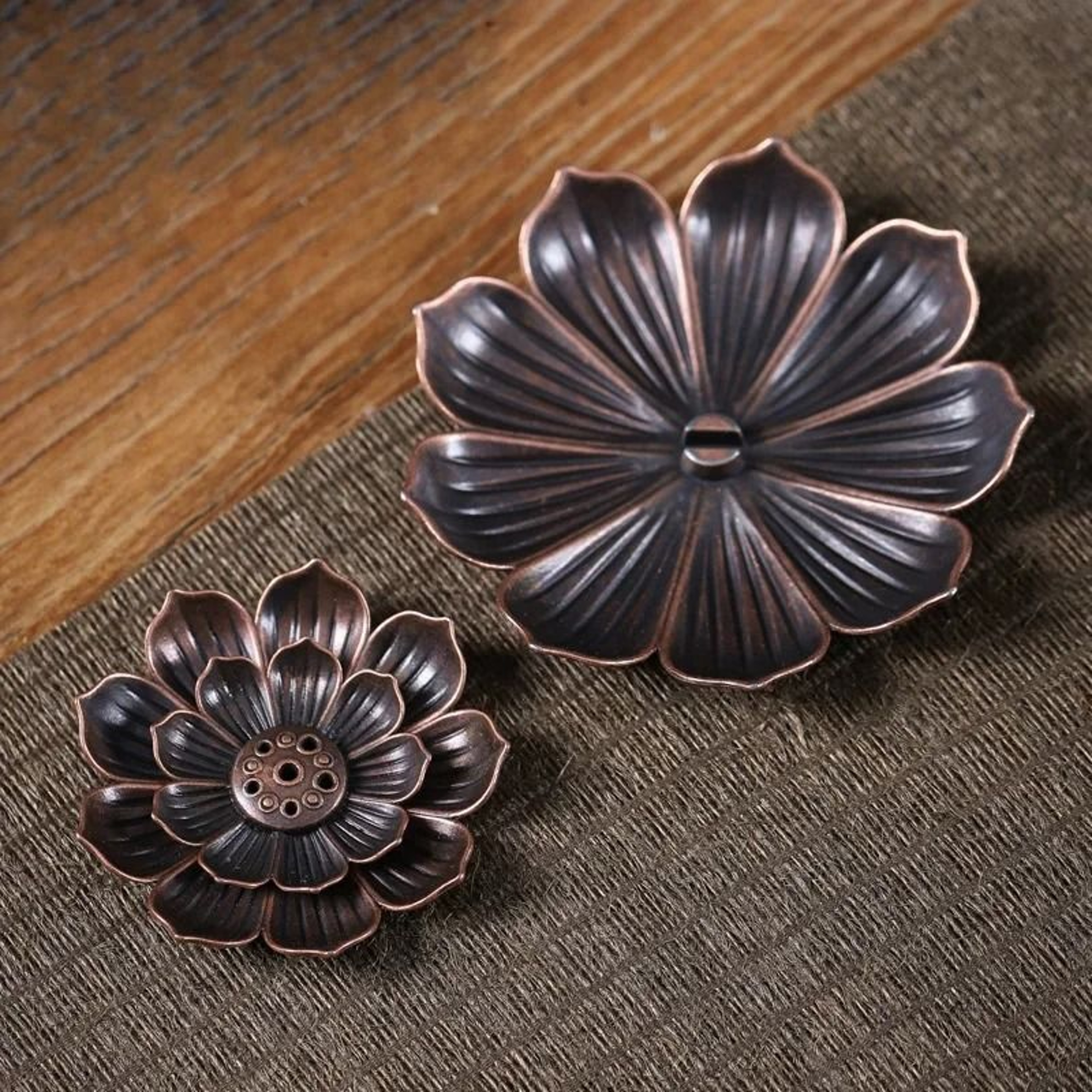 Sacred Lotus Alloy Incense Burner 3