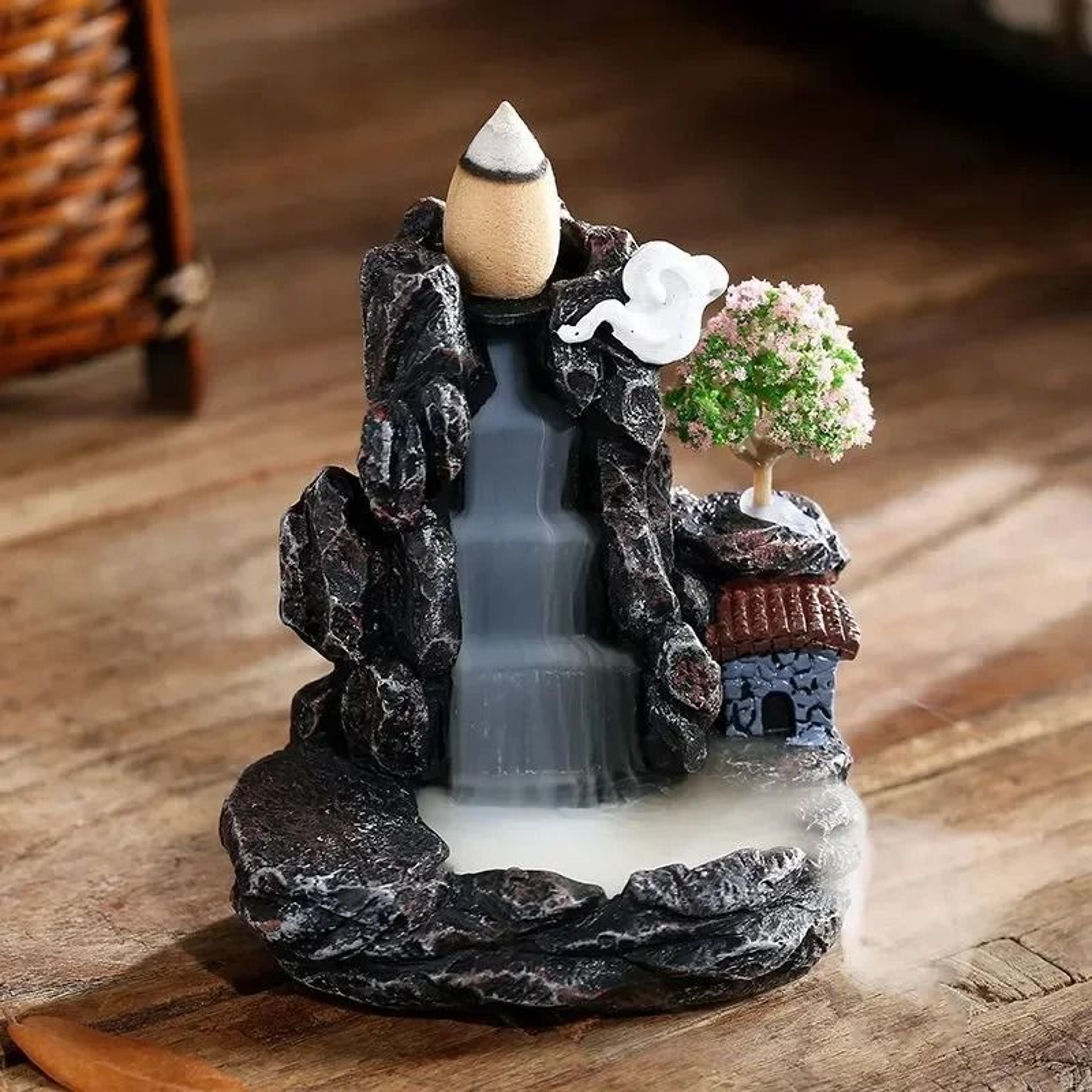 Zen Peak Cascade Backflow Incense Burner 8