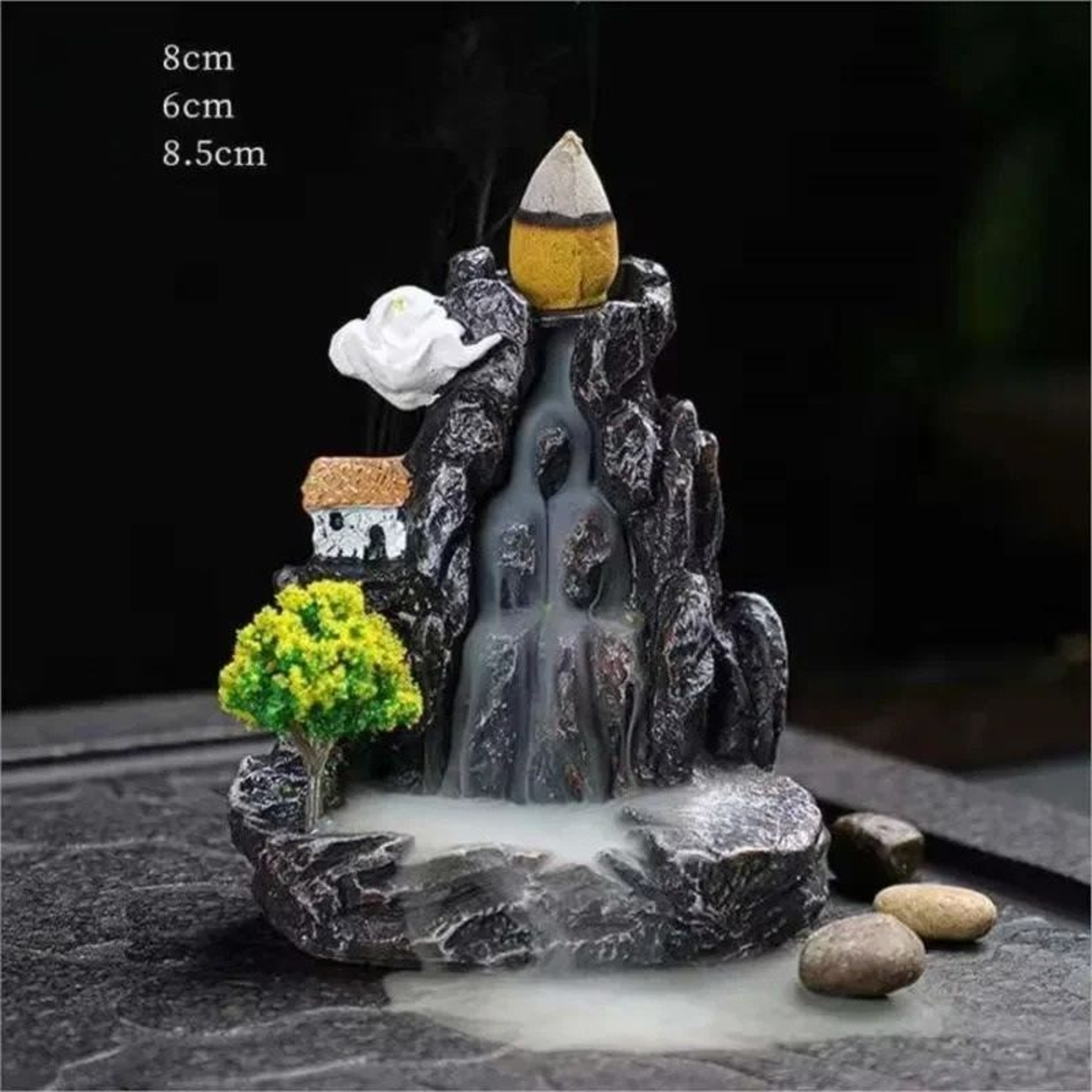 Zen Peak Cascade Backflow Incense Burner 3
