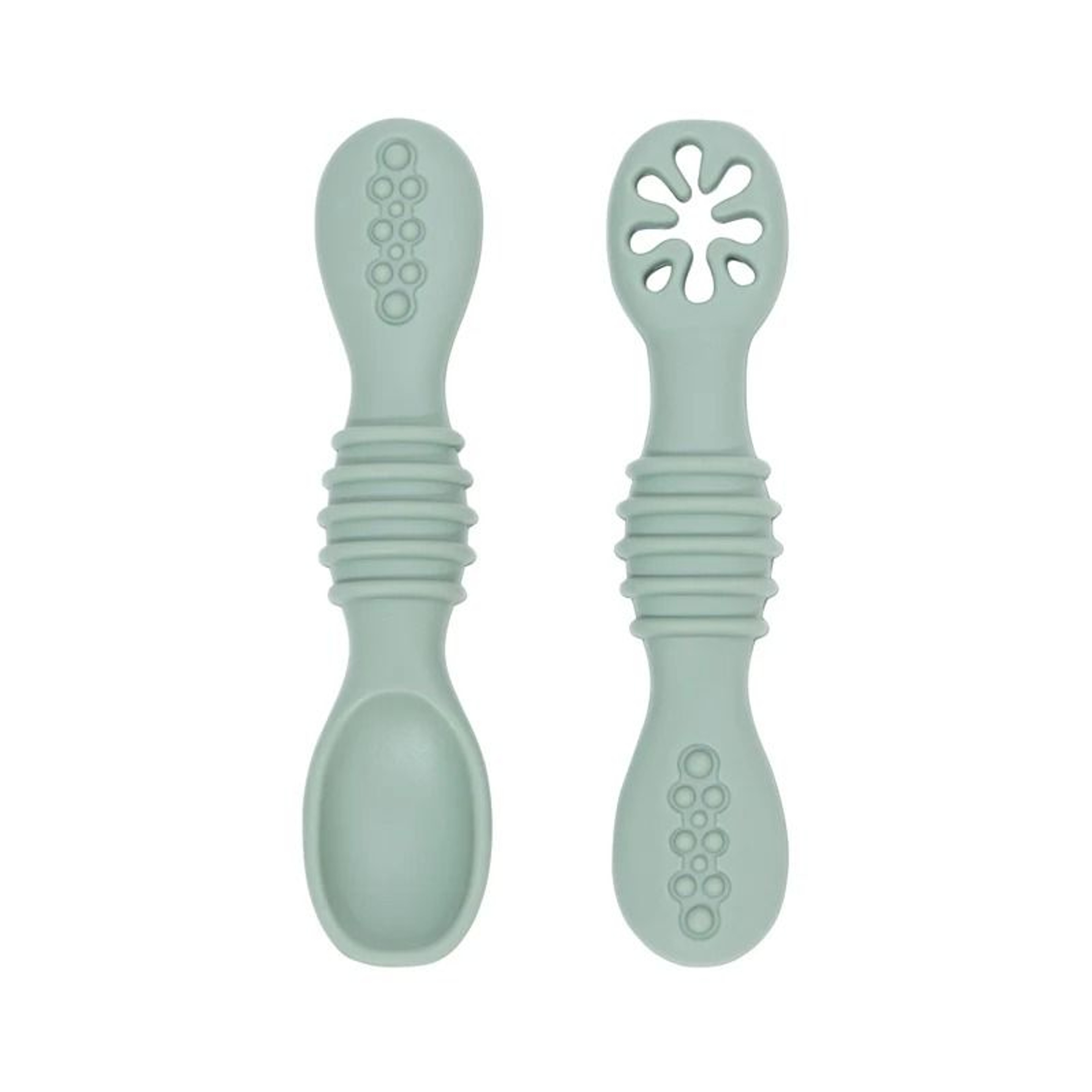 SoftTouch Silicone Baby Spoon  Fork Set 7