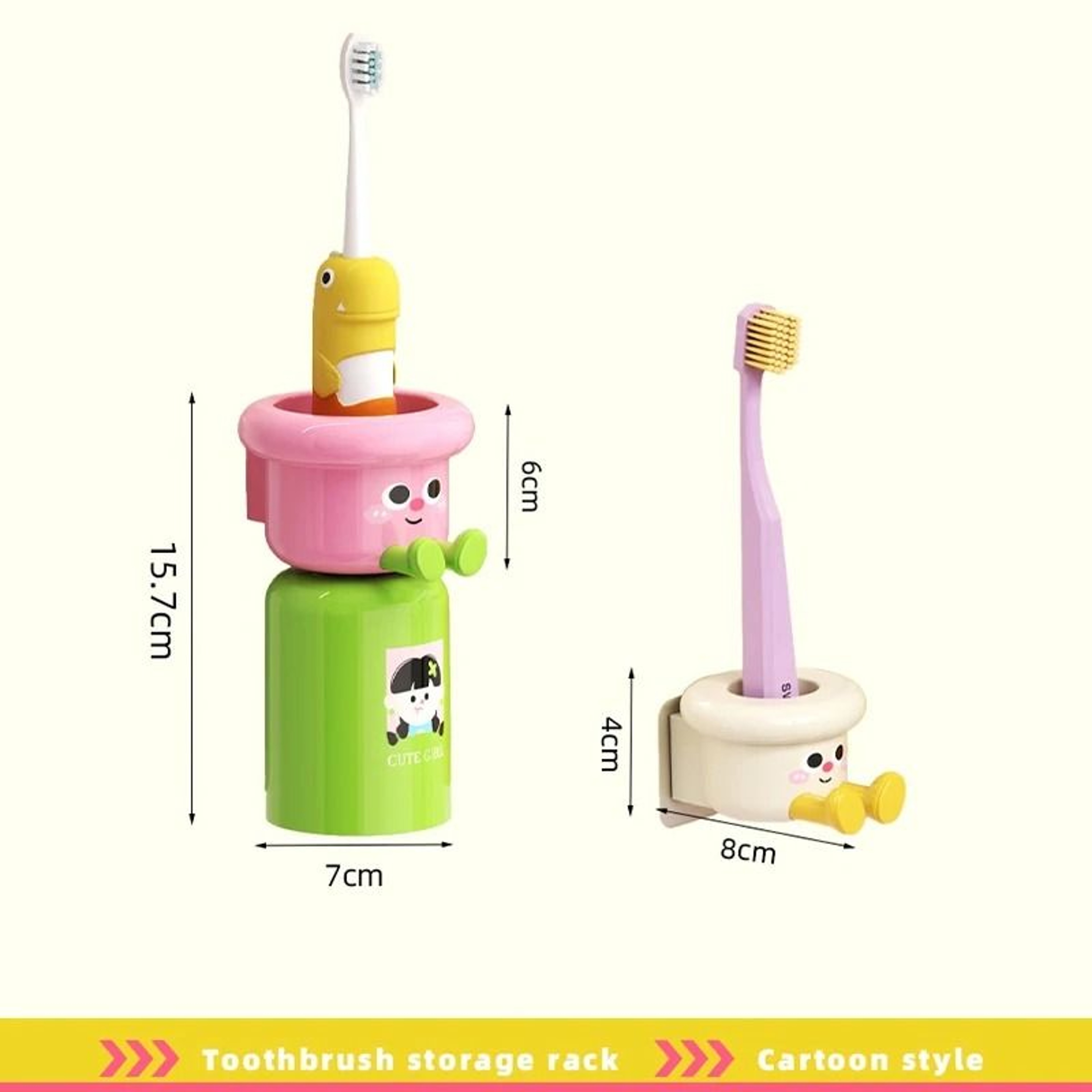 Creative 2in1 Kids Toothbrush  Gargle Cup Holder 2