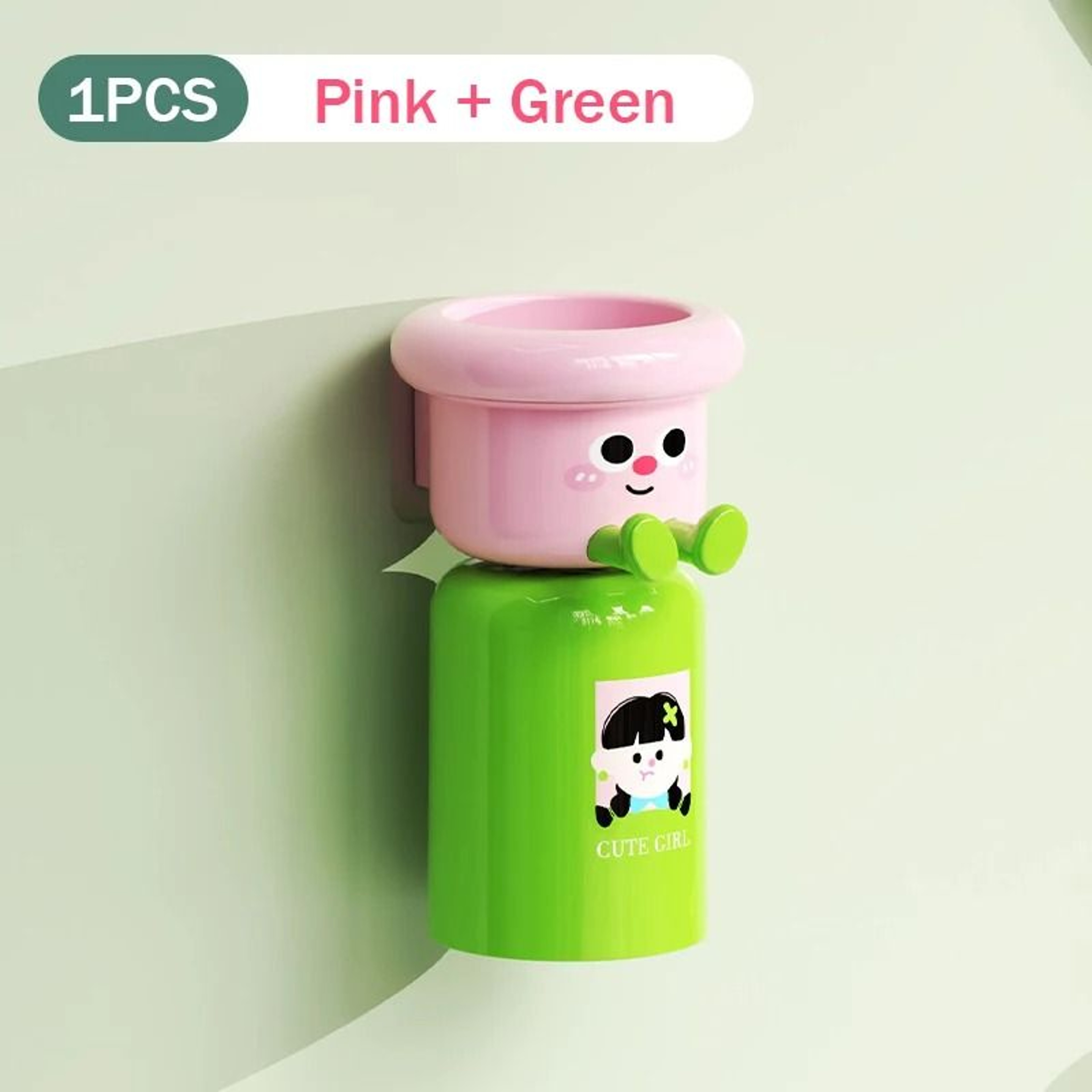 Creative 2in1 Kids Toothbrush  Gargle Cup Holder 8