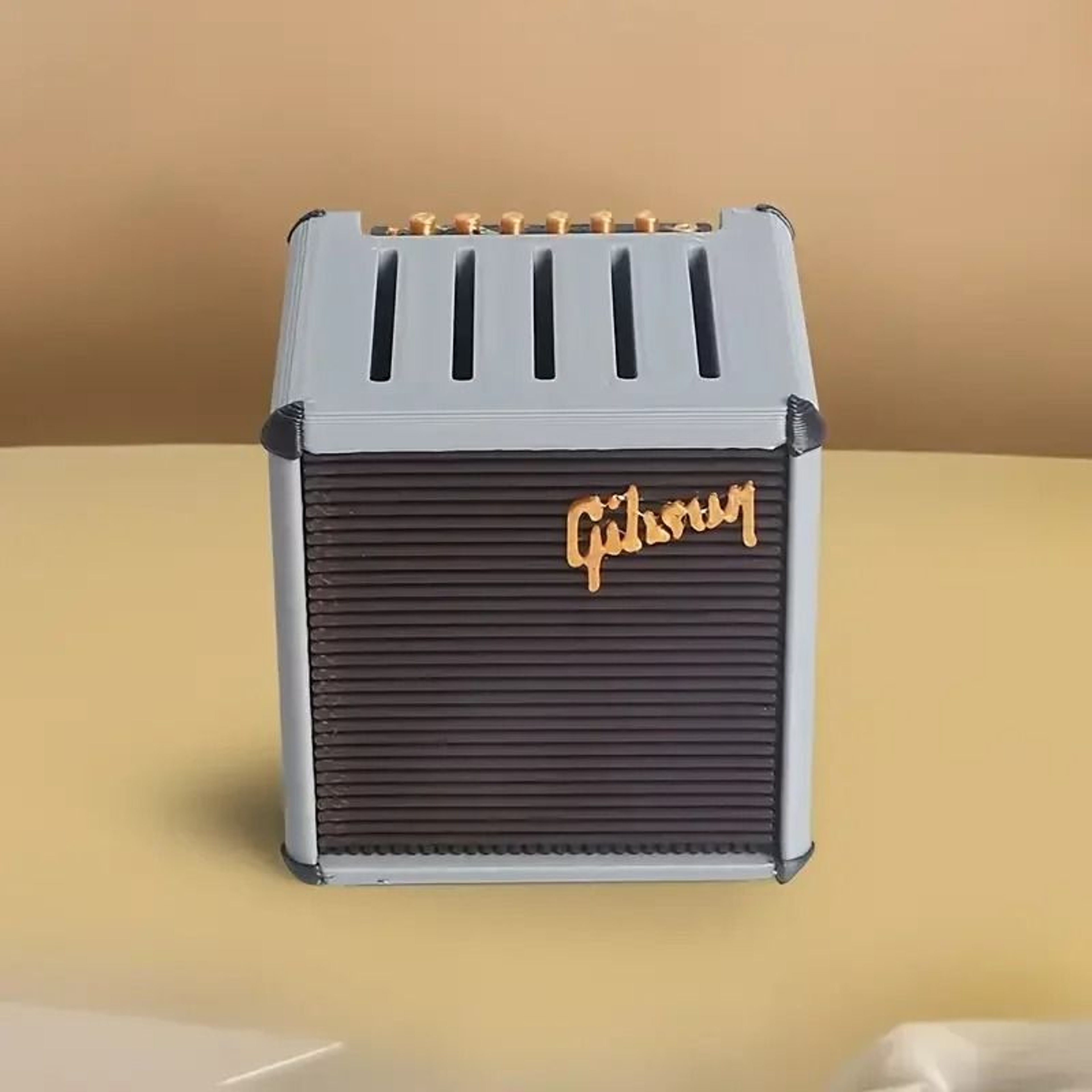 3DPrinted Mini Speaker Guitar Pick Storage Box 8