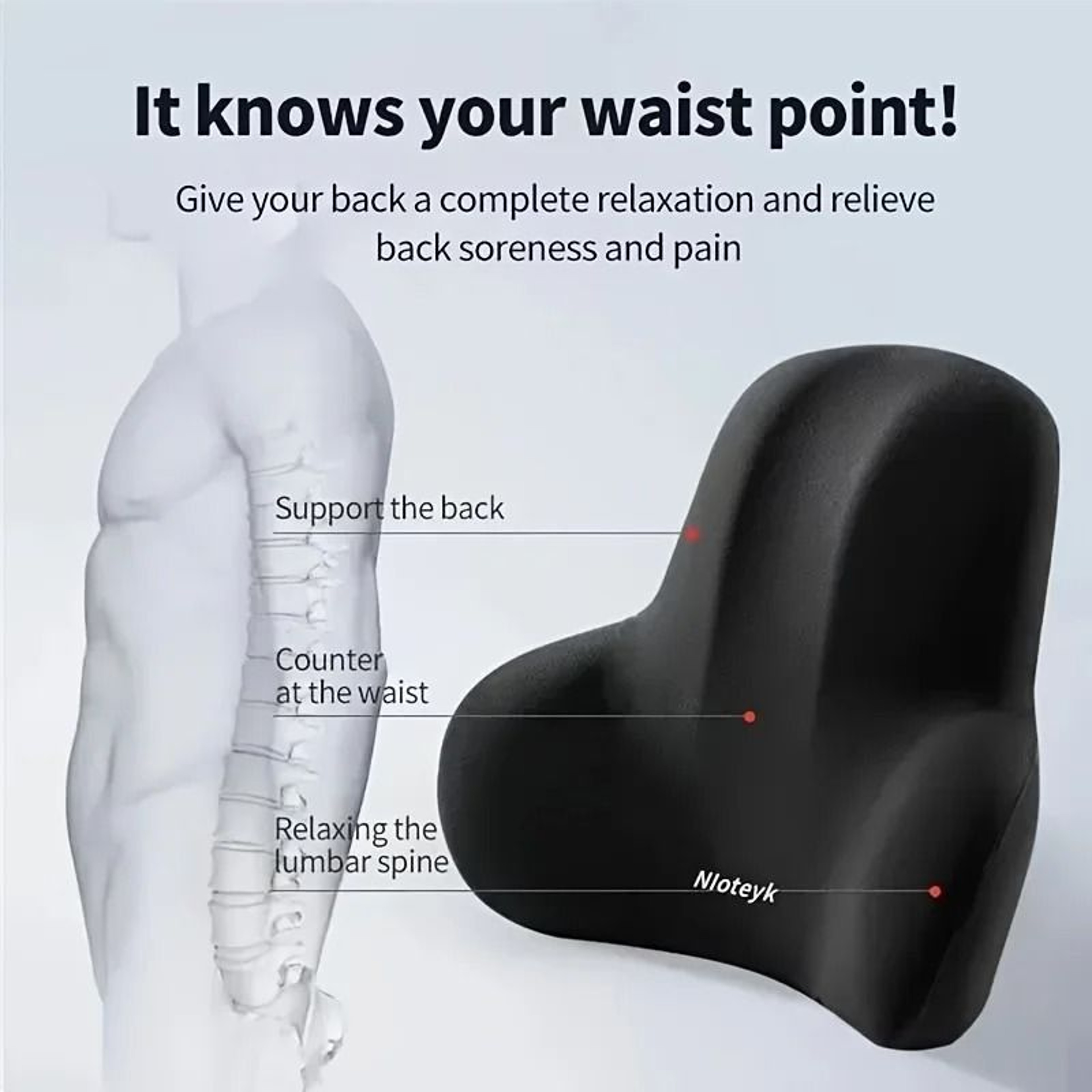 MultiFunctional Memory Foam Lumbar  Postpartum Support Cushion 2
