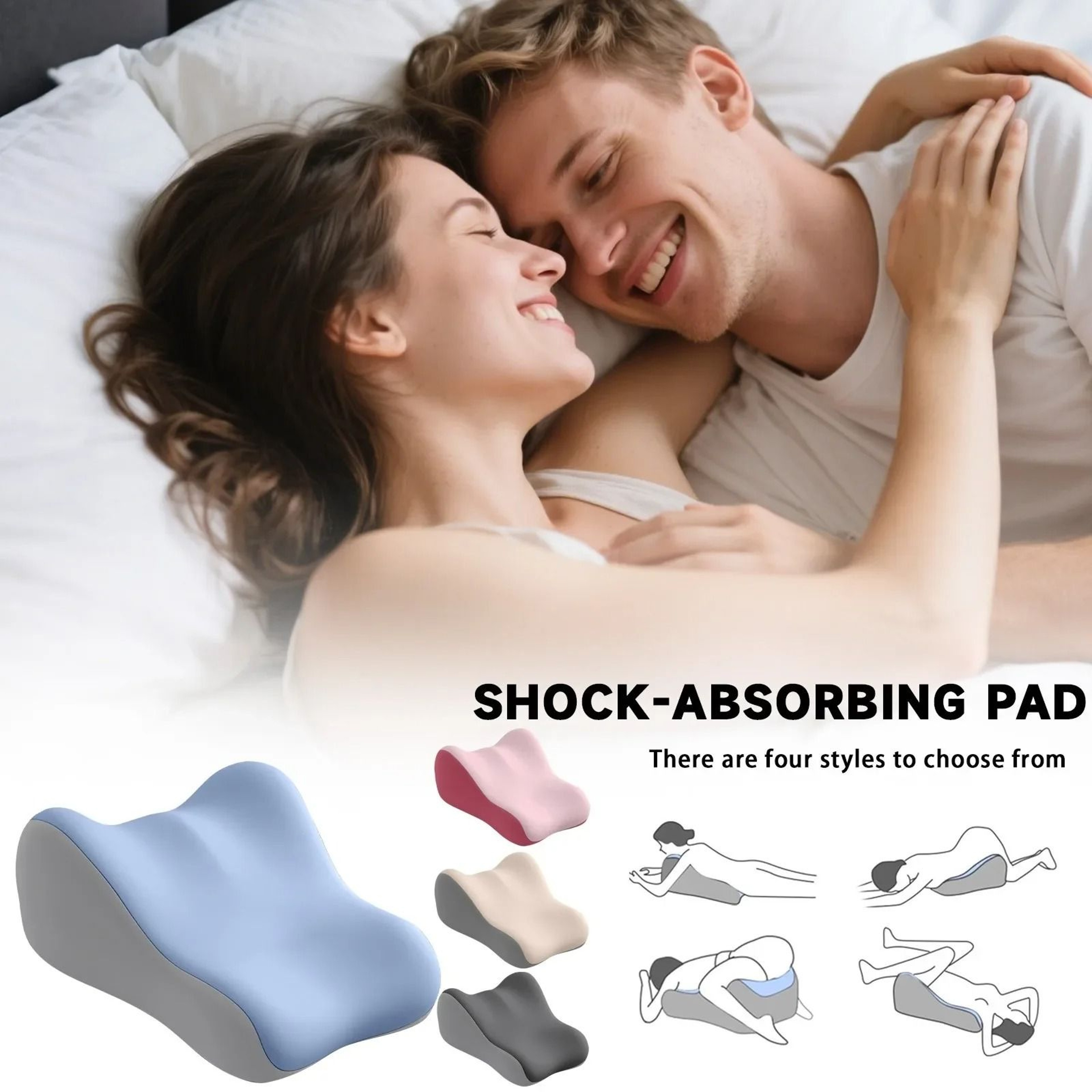 Anatomical Memory Foam Couples Support Cushion 1