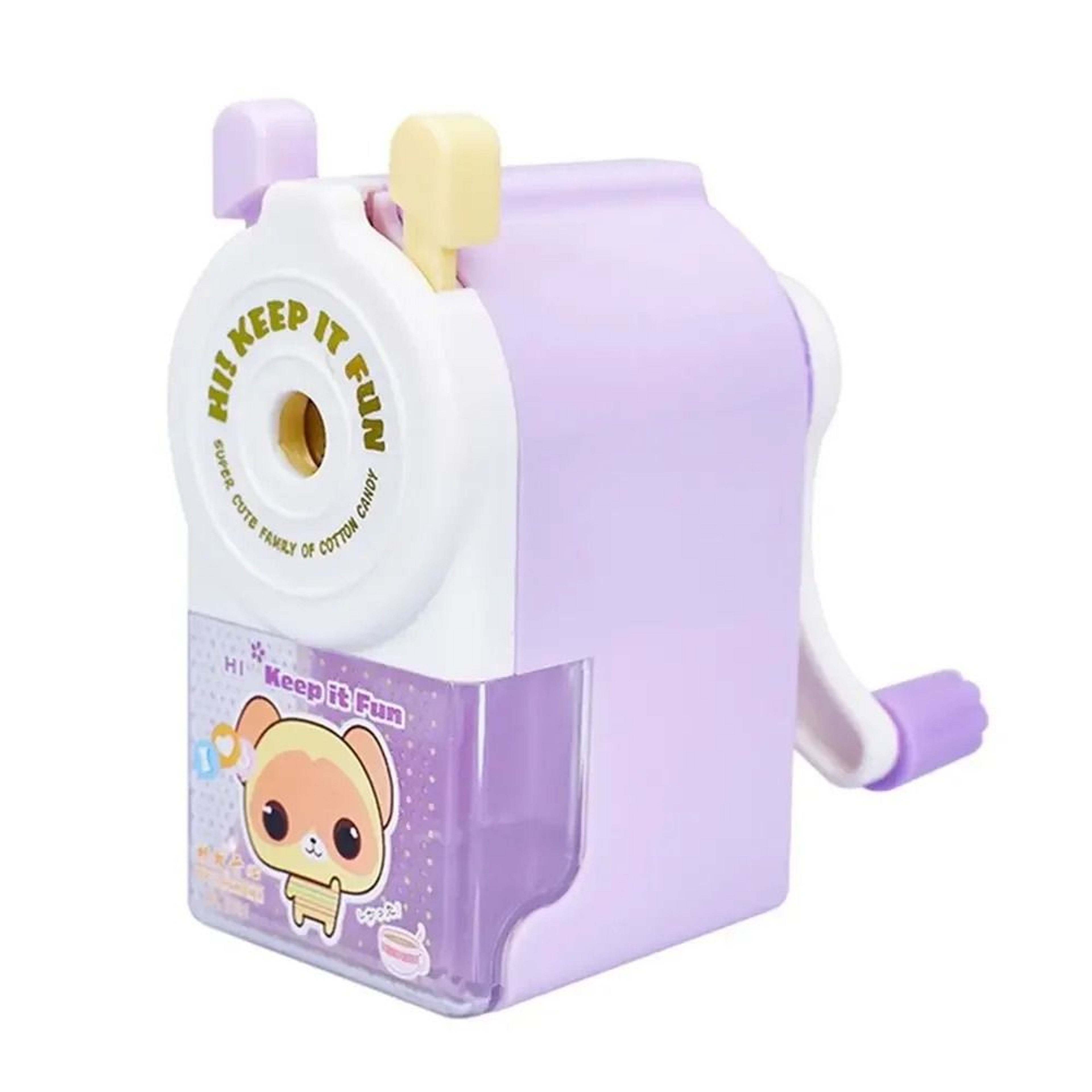 HighTorque Cute Cartoon HandCranked Mechanical Pencil Sharpener 9