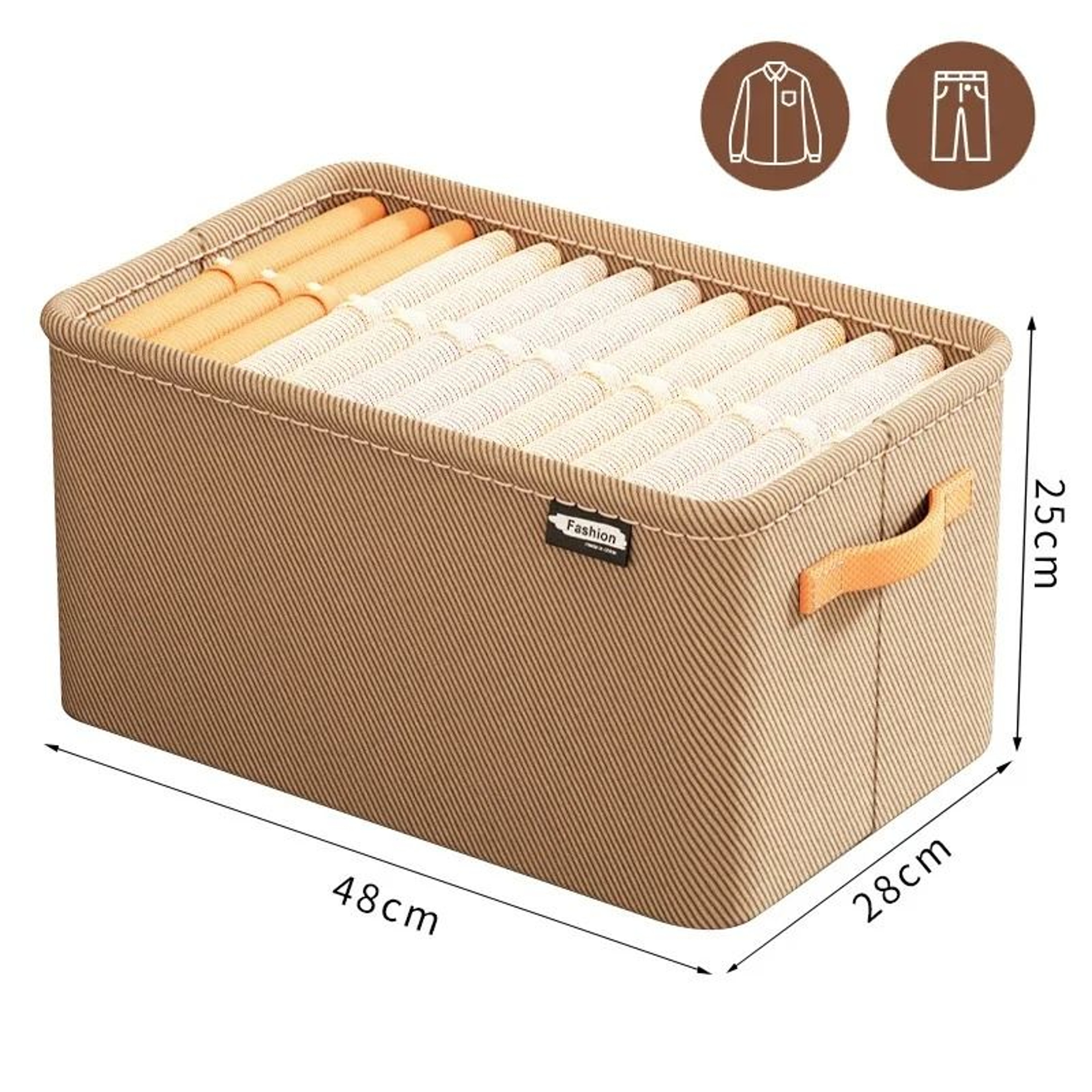 HighCapacity Thickened Fabric MultiFunctional Storage Basket 7
