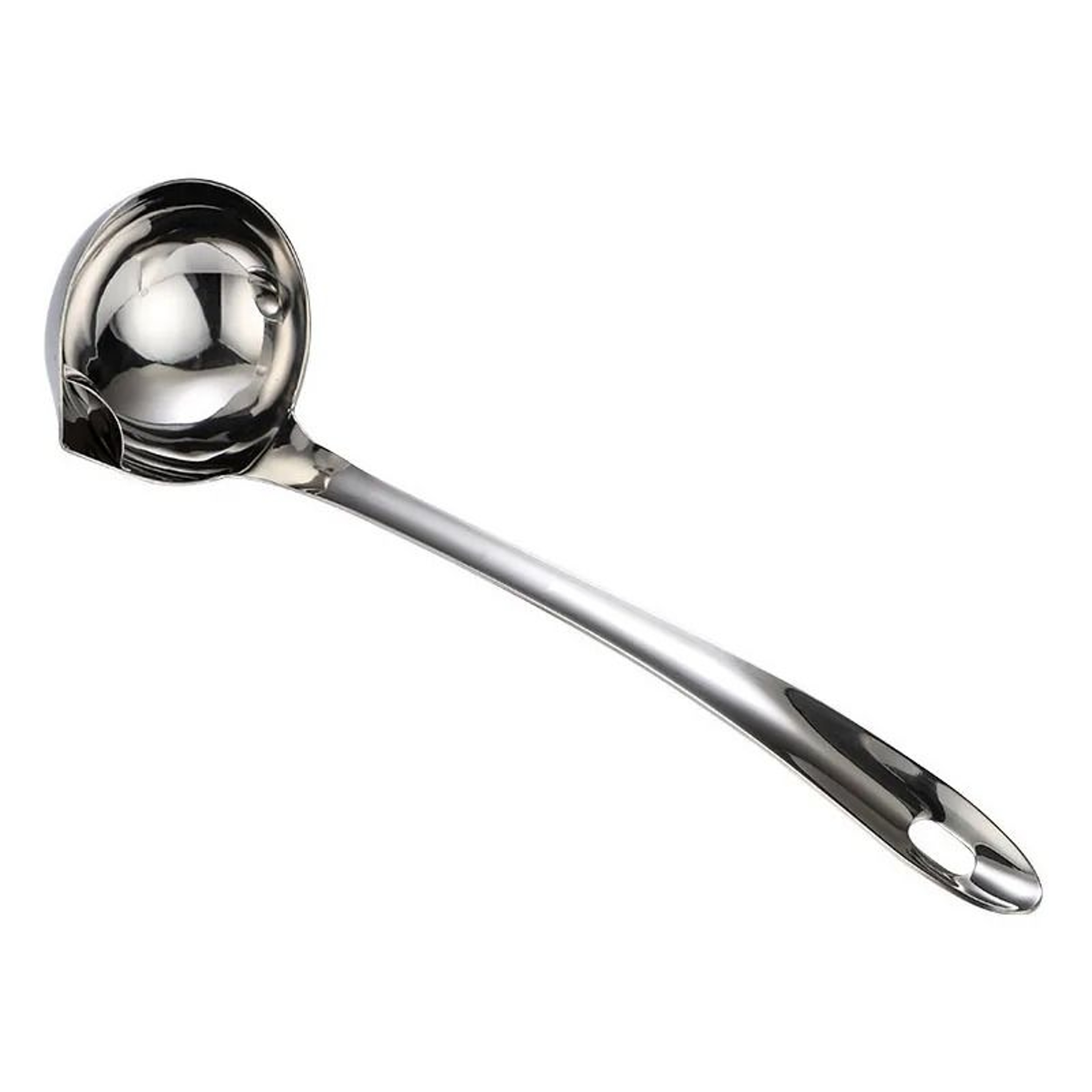 Stainless Steel Soup Fat Separator And Grease Strainer Spoon With Precision Spout 6