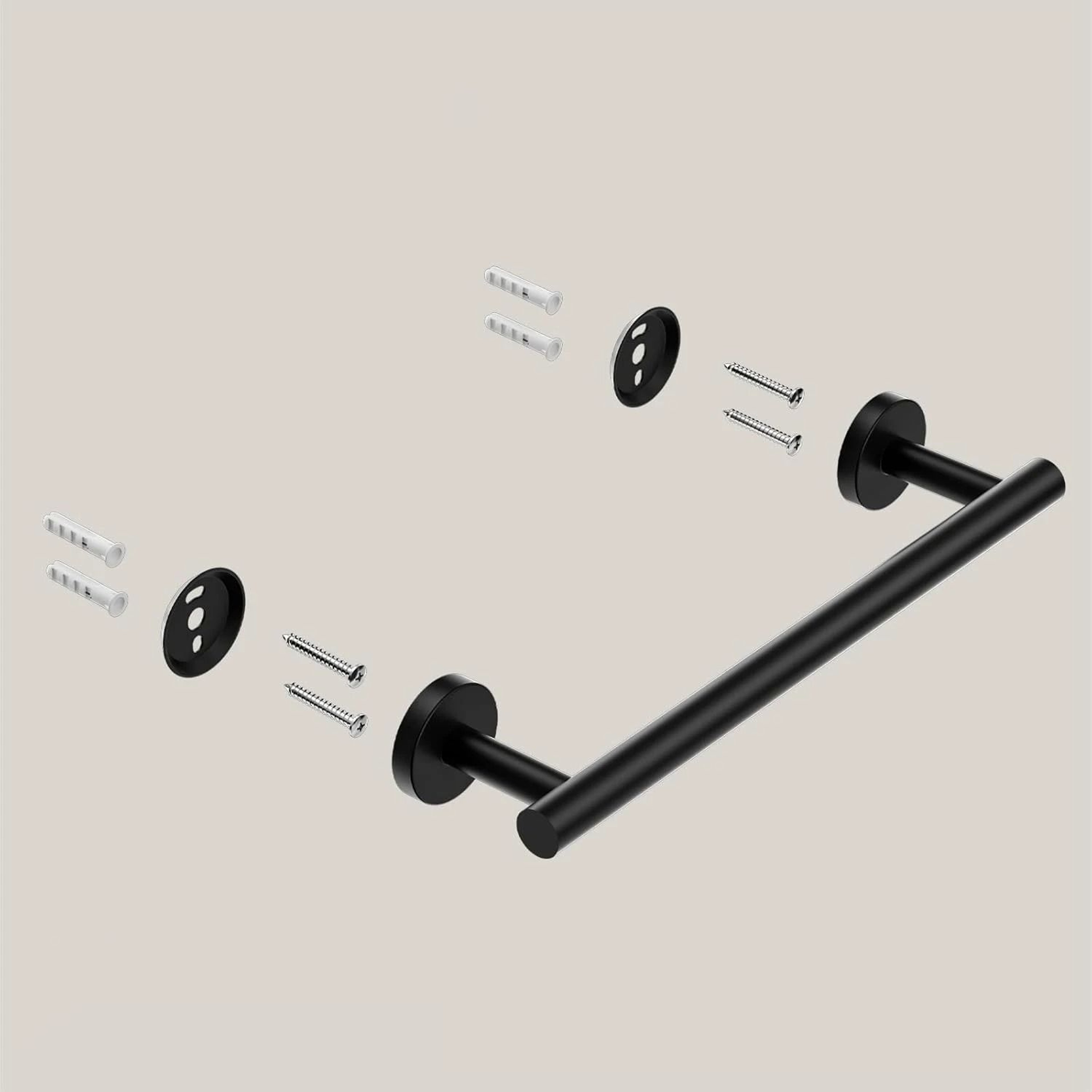 Stainless Steel Towel Bar  Sleek WallMounted Bathroom Holder 3