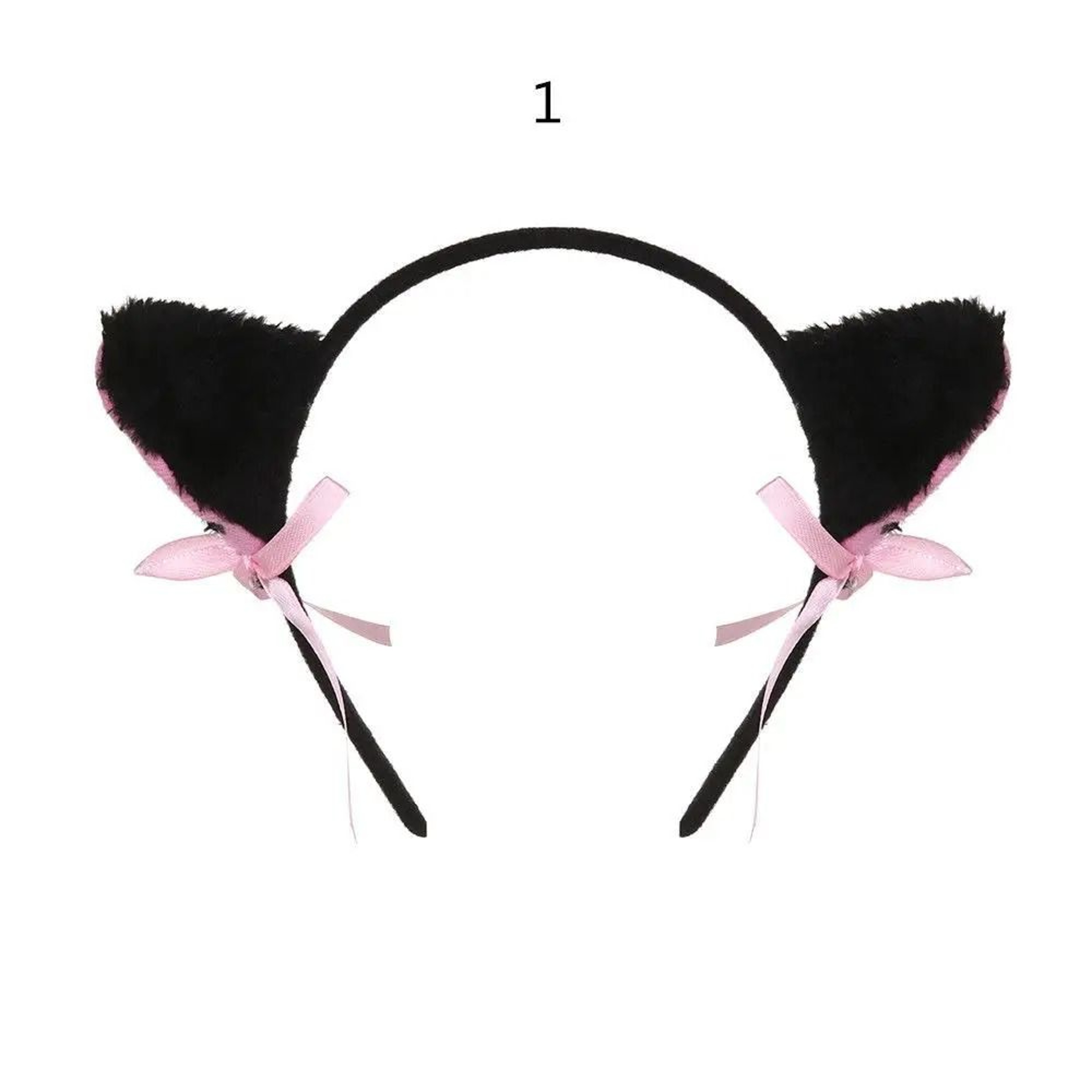 Cute Lace Black Cat Ears Headband  Sexy Cosplay  Party Hair Accessory 12
