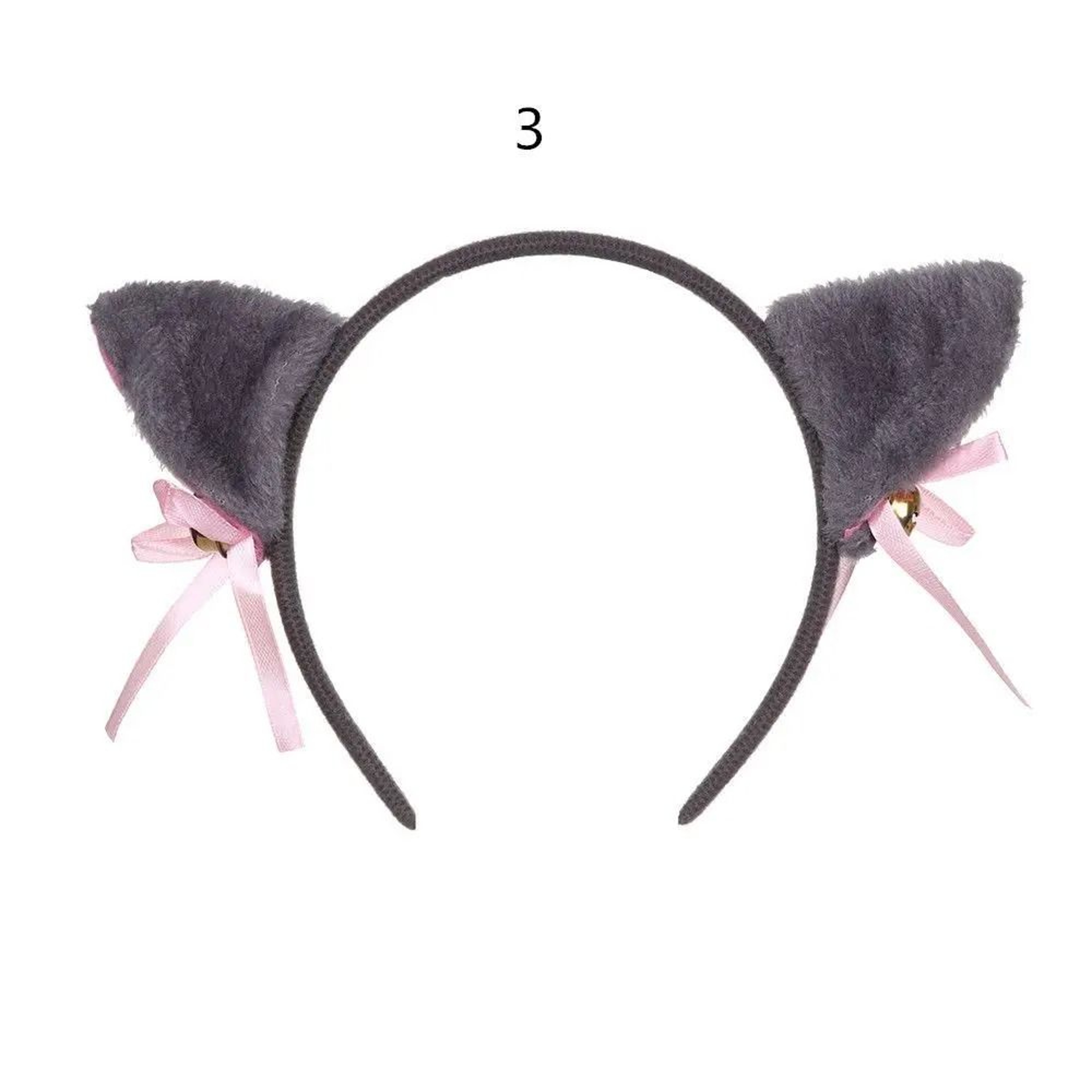 Cute Lace Black Cat Ears Headband  Sexy Cosplay  Party Hair Accessory 14