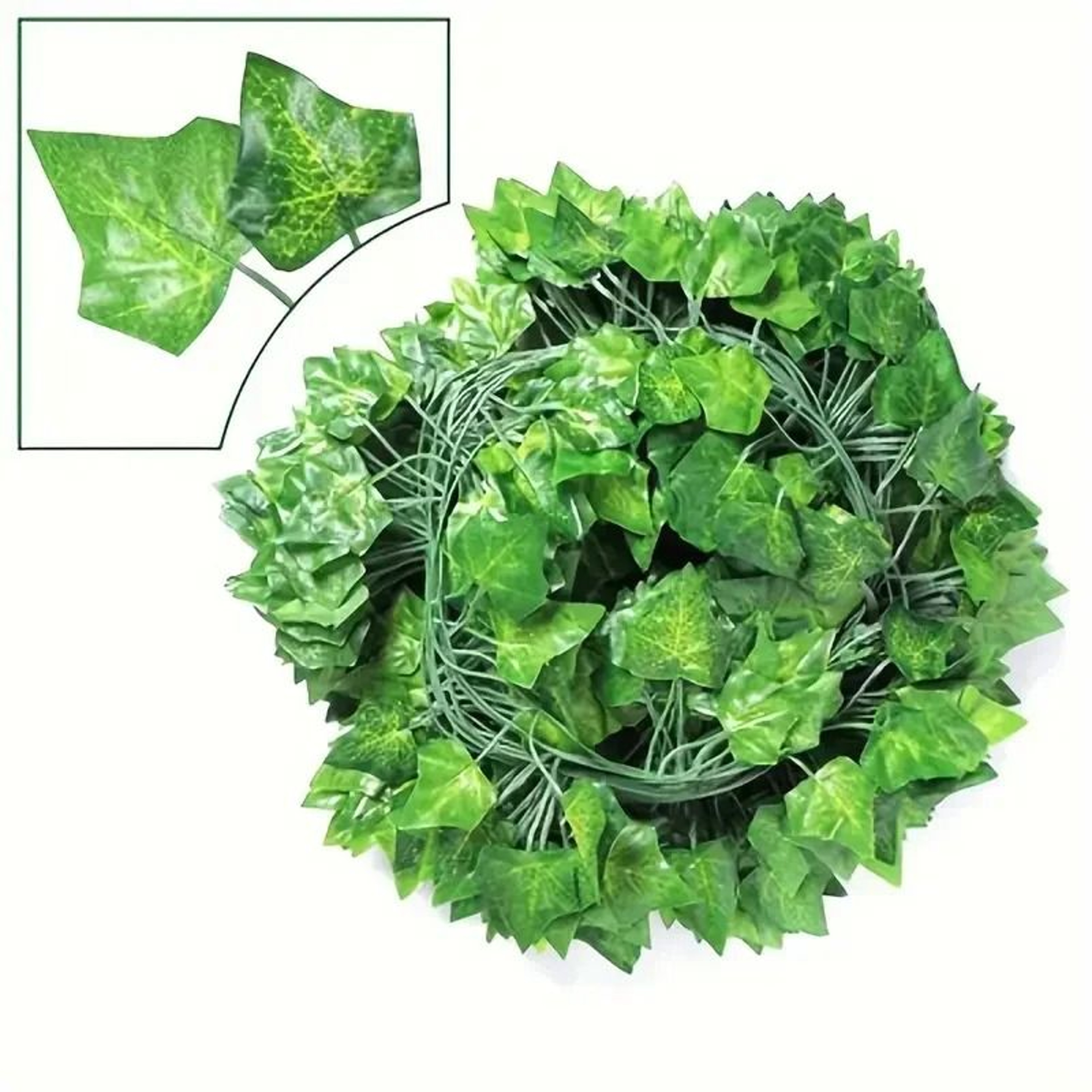 Silk Artificial Ivy Leaf Garland  Lush Wall Hanging Vine  DIY Garden Decor 6